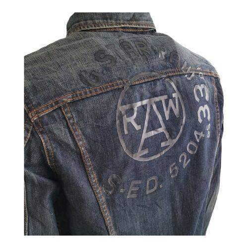 G - Star Raw 3301 Denim Jacket Mens L - USASTARFASHION