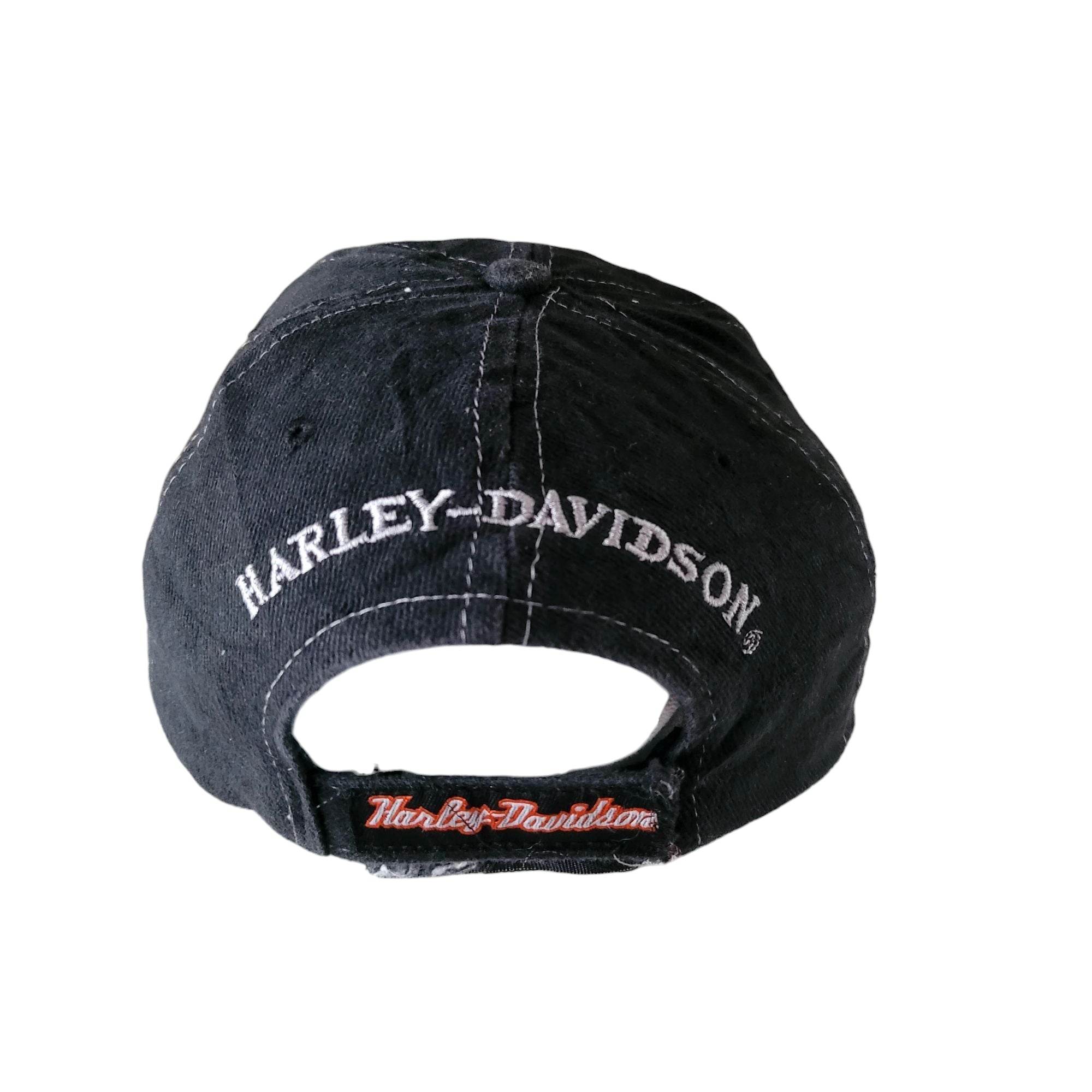 Harley - Davidson Embroidered Adjustable Hat - USASTARFASHION