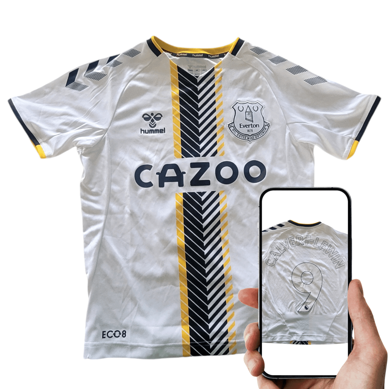 Everton FC 2021 - 2022 Third Jersey Youth YXL/152cm Hummel Calvert - Lewin 9 Cazoo - USASTARFASHION
