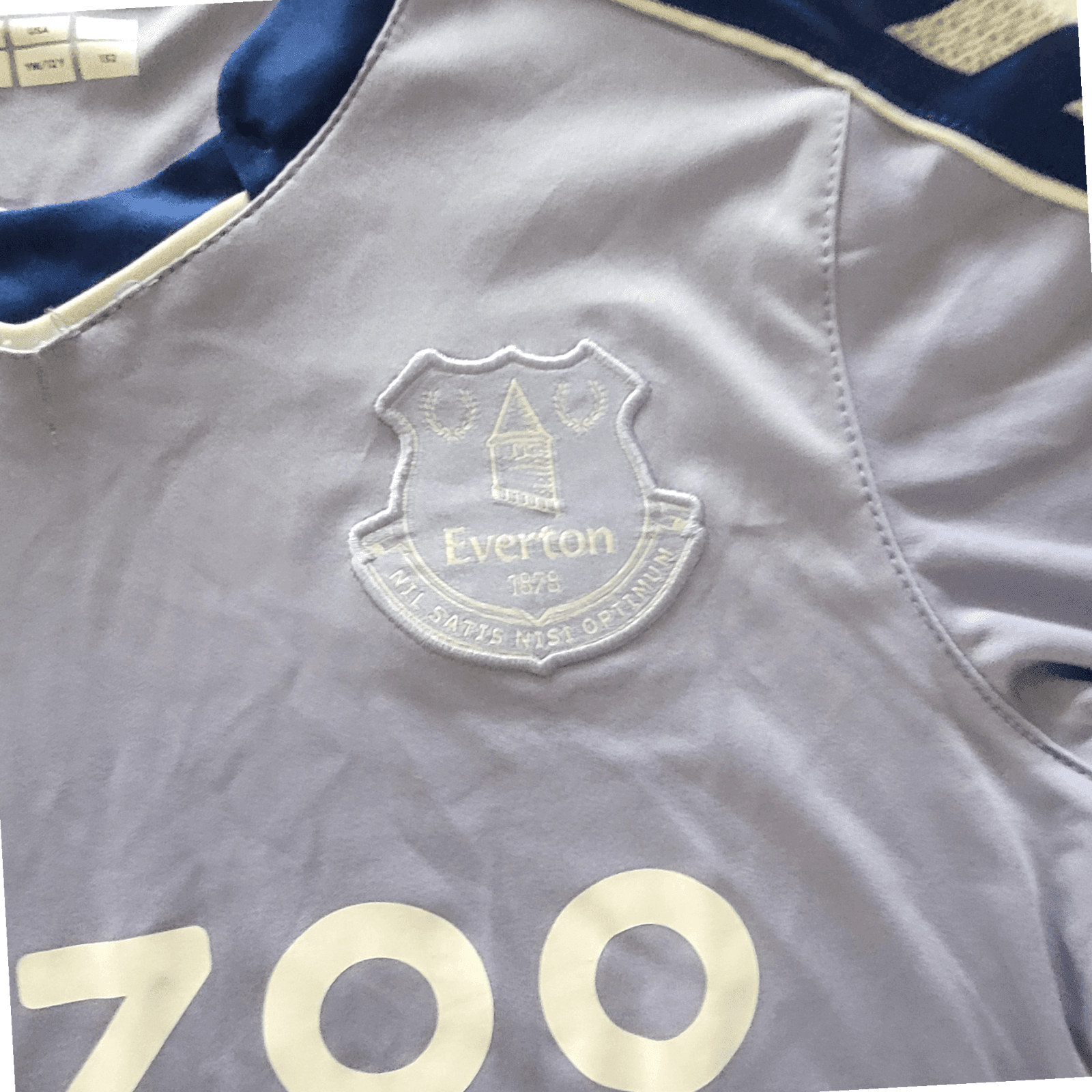Hummel Everton FC 21/22 Kids Jersey - YM/12Y 152 cm - BEECOOL Technology - Grey - USASTARFASHION