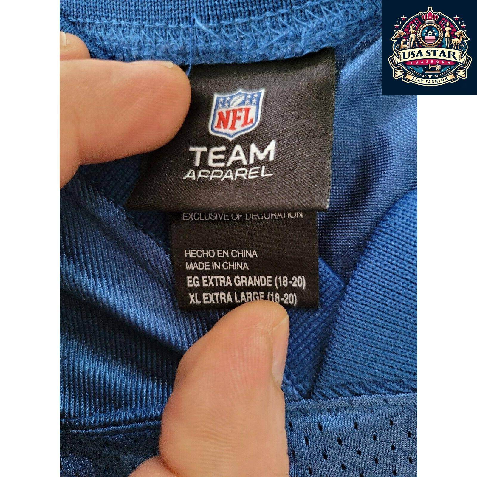 Indianapolis Colts Youth Jersey XL Andrew Luck 12 Shirt - Comfortable, Durable Team Apparel - USASTARFASHION