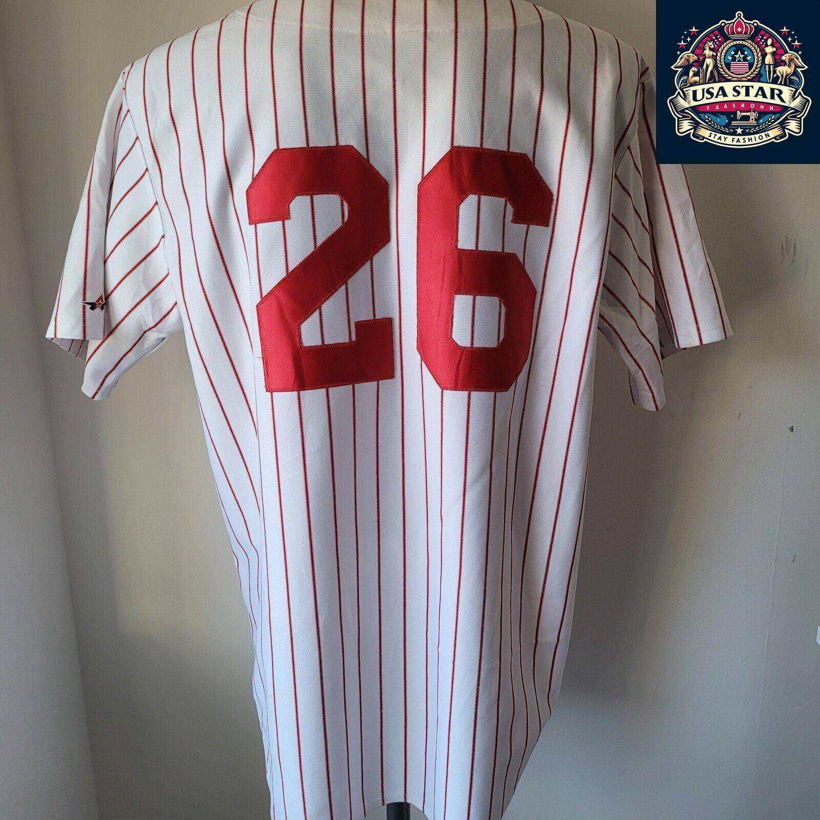 Legends Baseball Jersey 26 Alleson Athletic Size Large - Durable Comfort for Players & Fans - USASTARFASHION