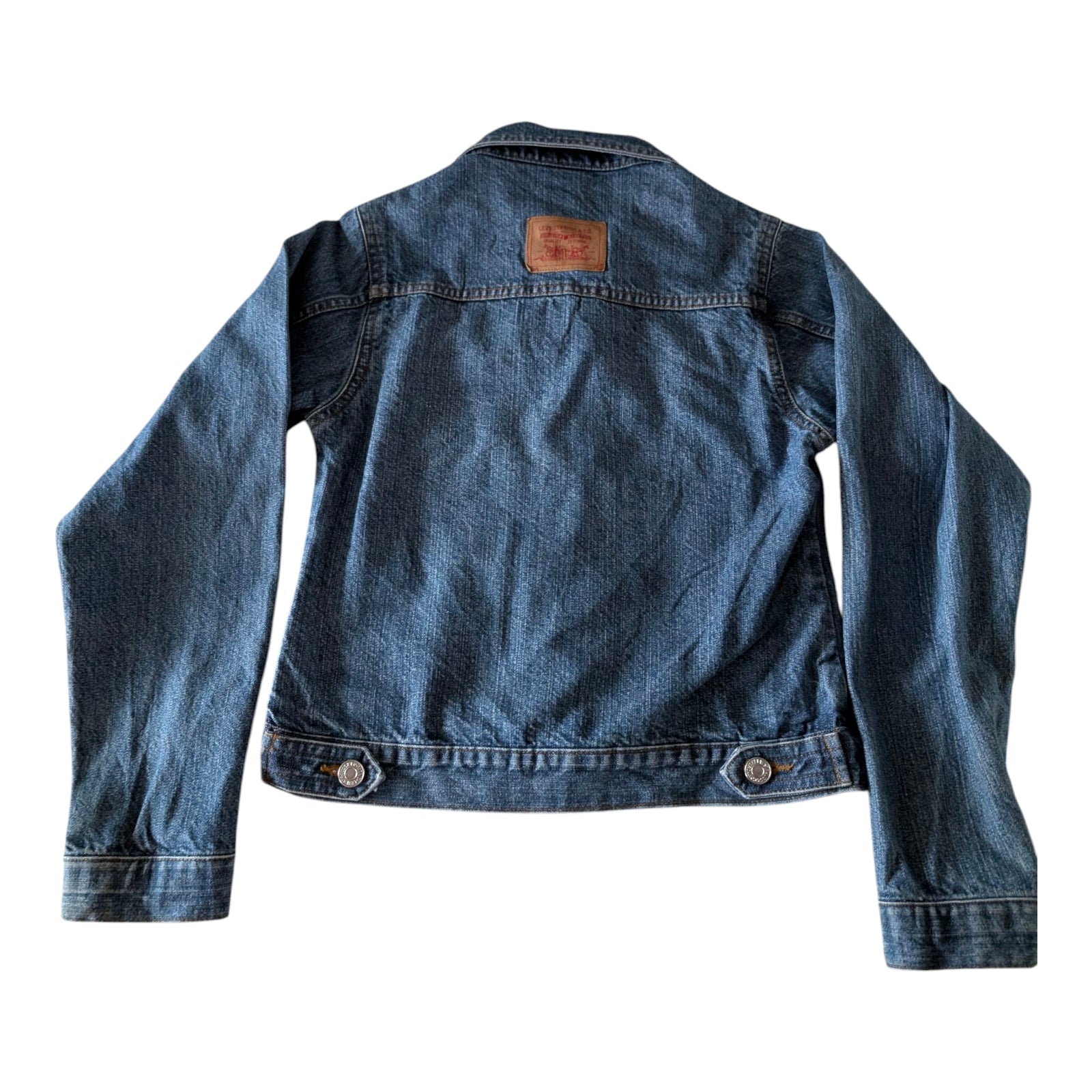 Levi’s Kids Denim Trucker Jacket – Size L (14–16) – Grade A – Classic Blue - USASTARFASHION