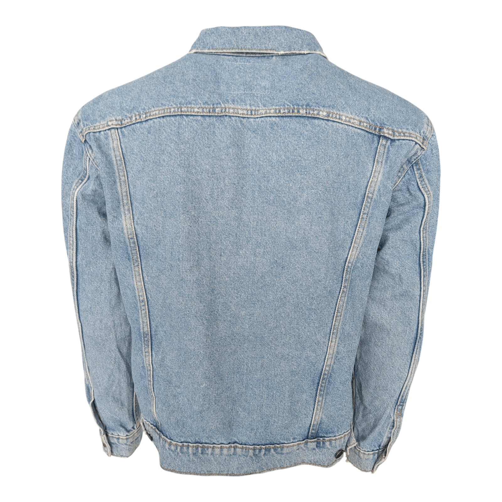 Levi’s Men’s Distressed Blue Denim Trucker Jacket – Size XL - USASTARFASHION