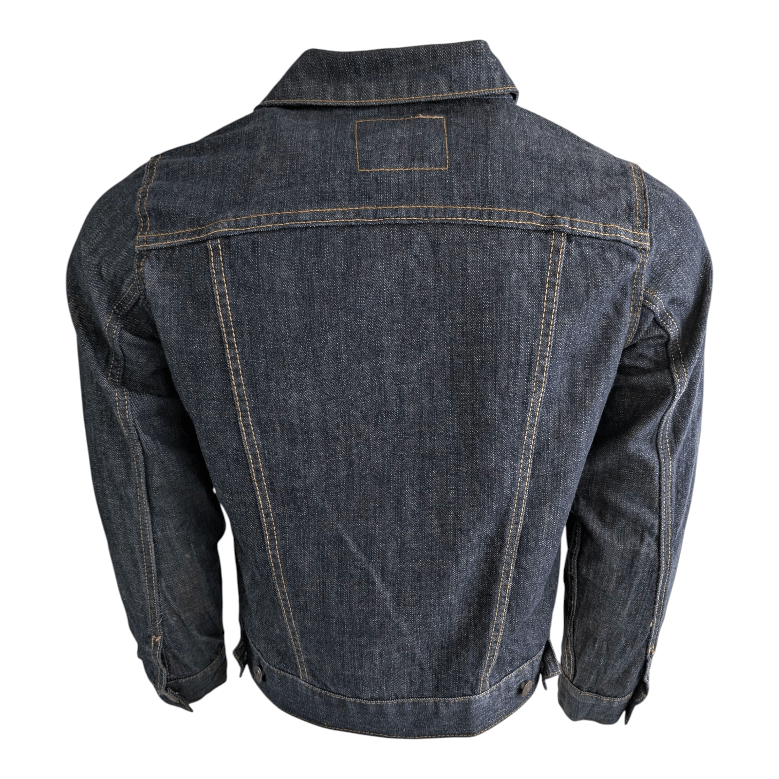 Levi’s Women’s Trucker Denim Jacket L Dark Blue Indigo 100% Cotton - USASTARFASHION