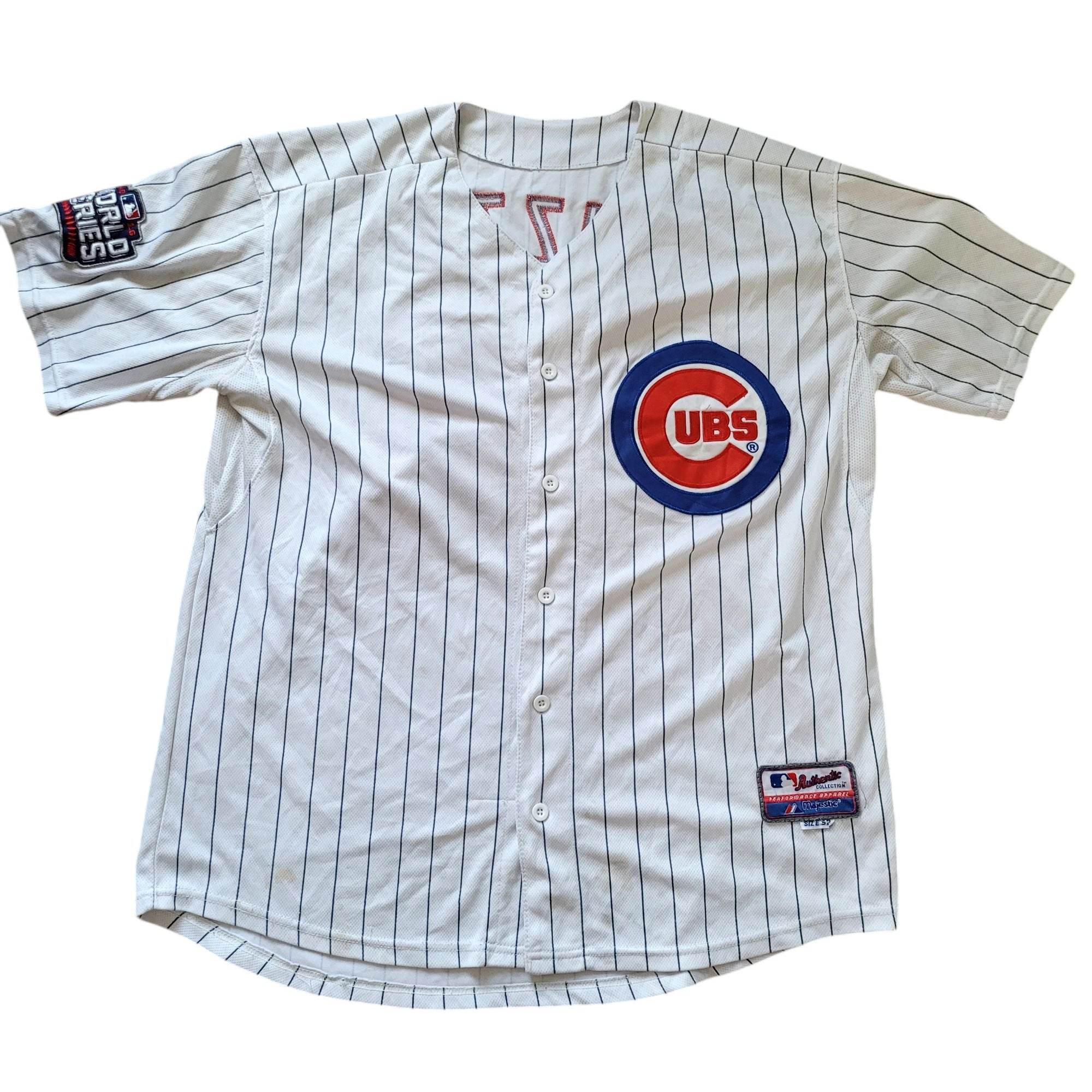 Majestic Authentic 2016 Chicago Cubs World Series Jersey - Anthony Rizzo 44 - sz52 - USASTARFASHION