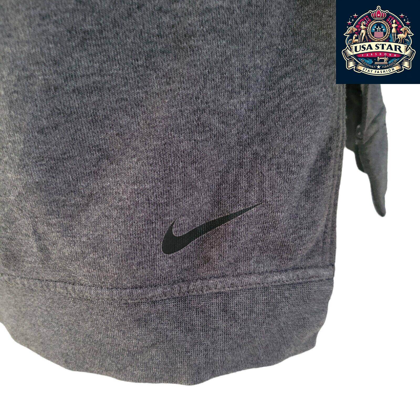 Men's Nike Dry Fit Hoodie, Cotton Blend, Moisture - Wicking, Medium Size, Versatile Comfort - USASTARFASHION