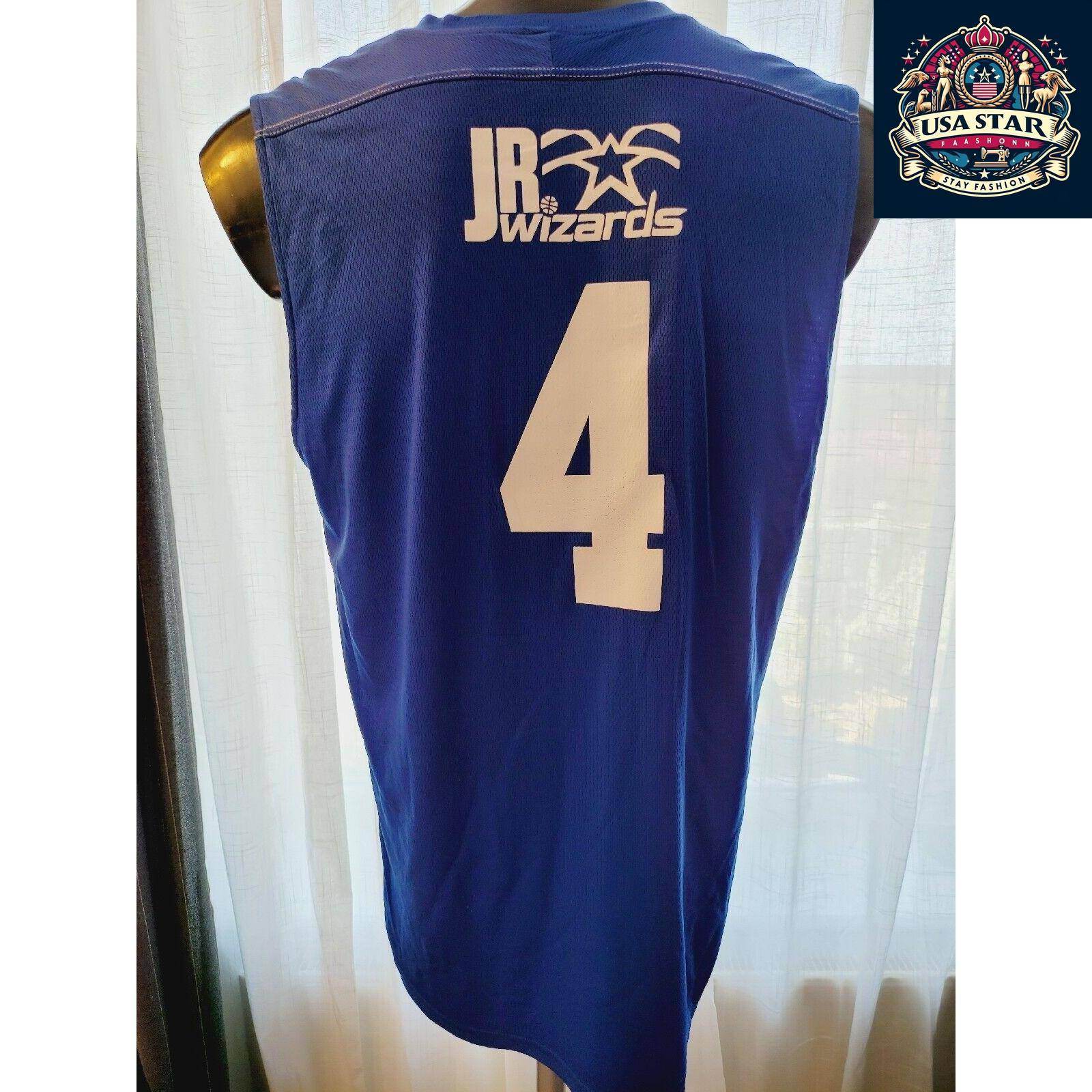 NBA JR Wizard Jersey 4 Reversible Vest for Kids | Stylish Comfort & Team Spirit - USASTARFASHION