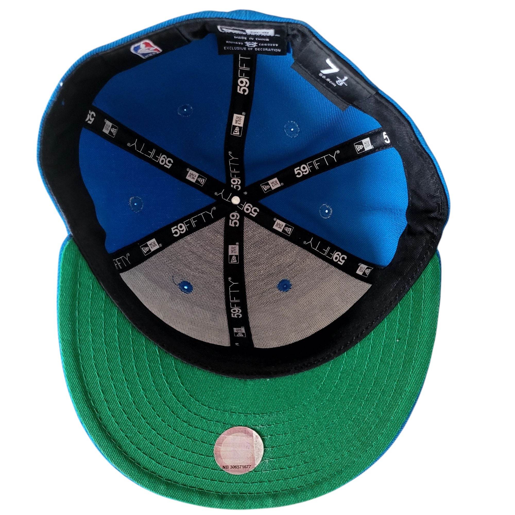 New Era 59FIFTY New Orleans Hornets Fitted Hat – Size 7 1/8 – NBA Retro – Teal & - USASTARFASHION