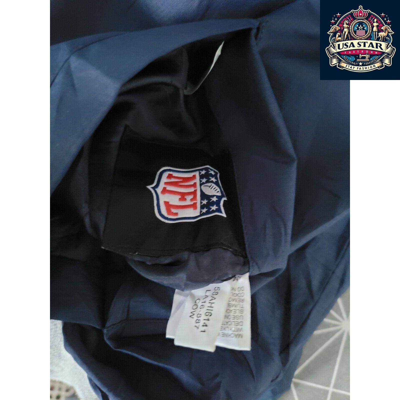 New England Patriots Jacket 5X Super Bowl Champions - Men's Waterproof L, Stylish Design - USASTARFASHION