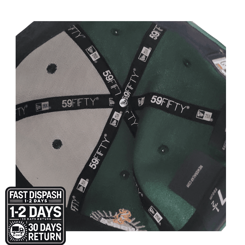 New Era 59Fifty World Series Champions Cap 7 1/2 - Chicago White Sox Green with Gold Logo - USASTARFASHION