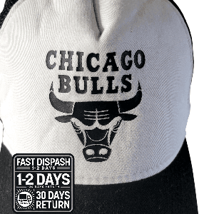 New Era 9FORTY Chicago Bulls Mesh Trucker Hat - Adjustable Snapback - Grade A Used - USASTARFASHION