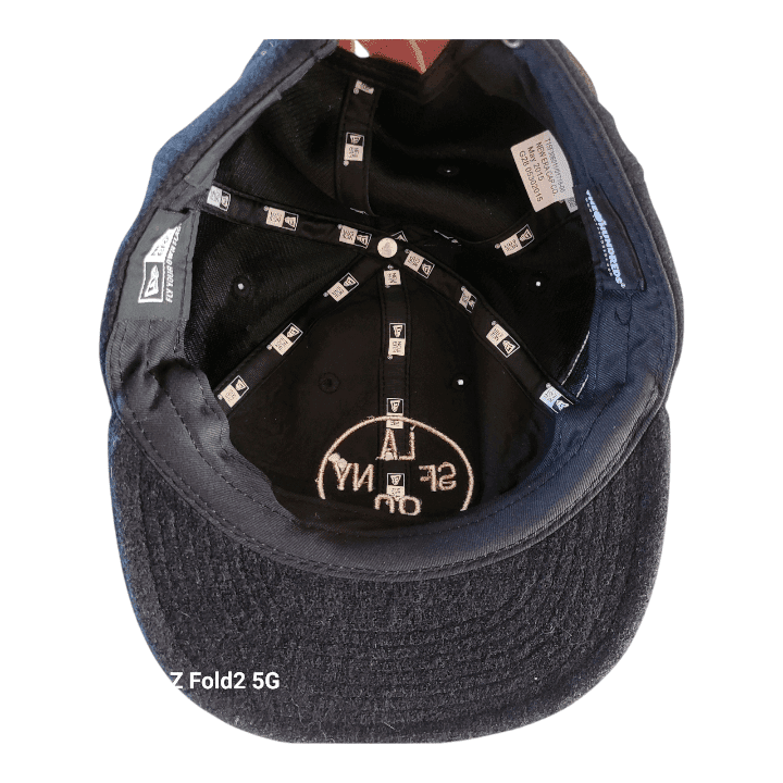 New Era LA SF NY 80 Black Adjustable Strapback Cap for Comfortable Everyday Wear - USASTARFASHION