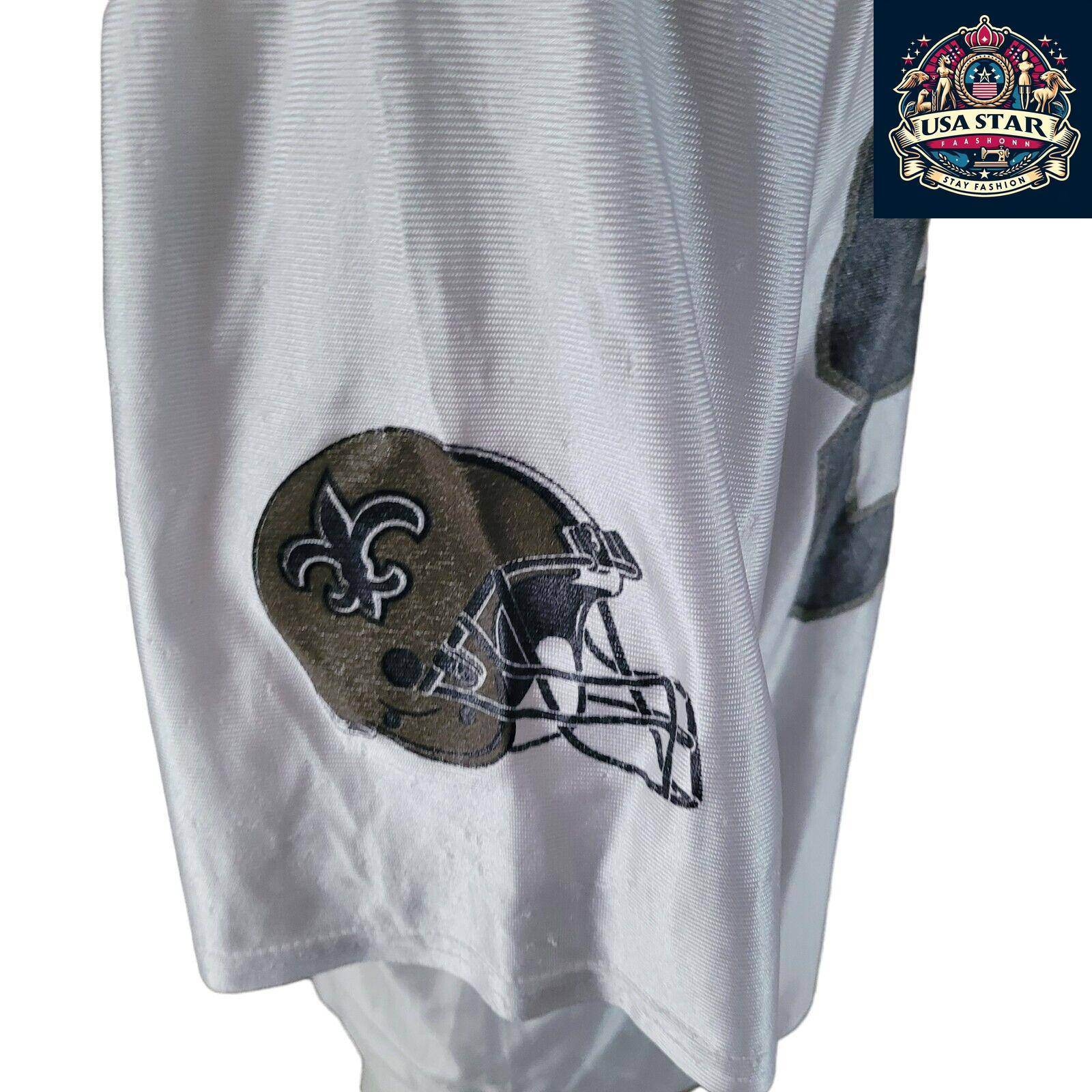 New Orleans Saints Jersey Shockey 88 NFL Adult XL, Durable, Breathable Fabric, Grade B - USASTARFASHION