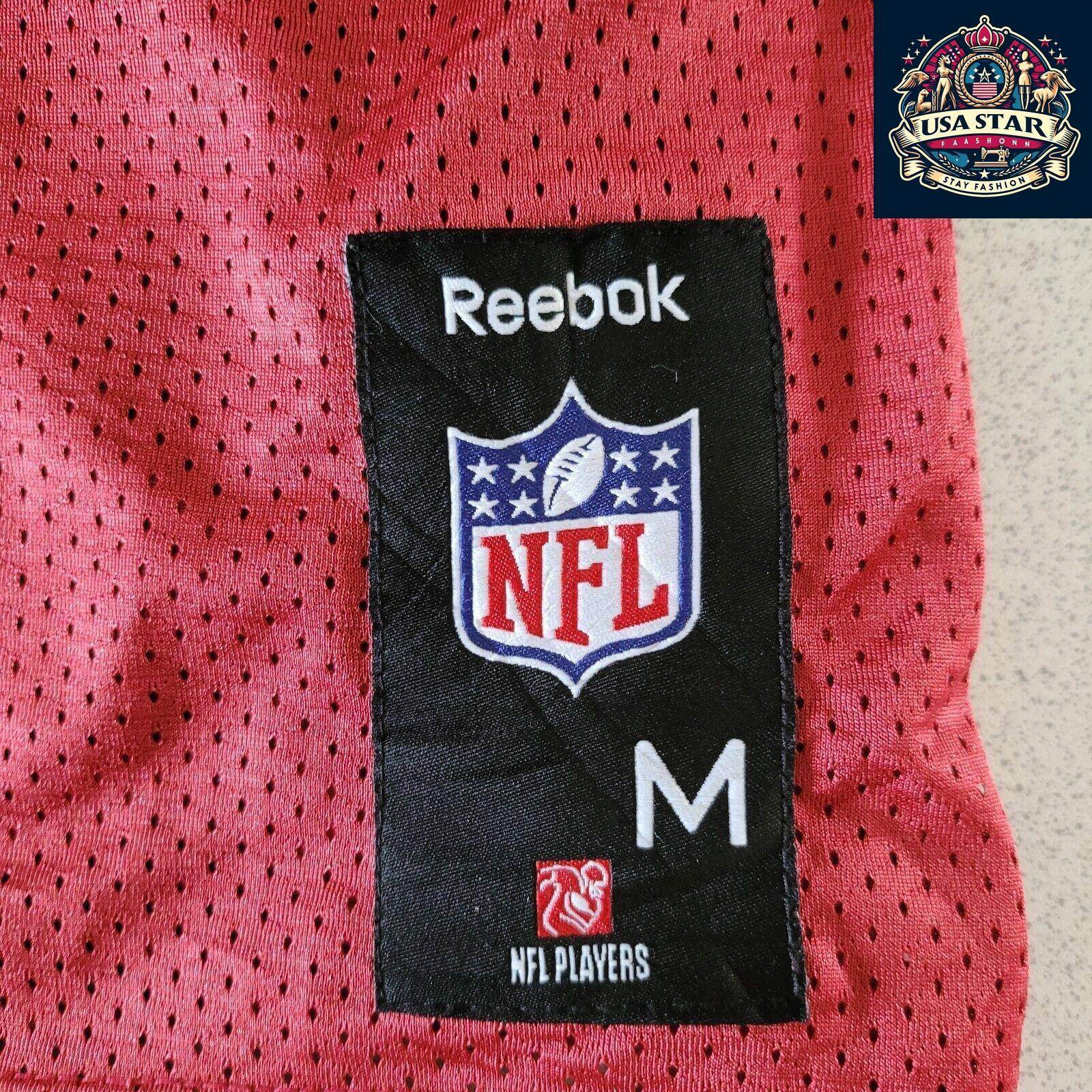 NFL Arizona Cardinals Larry Fitzgerald Jersey 11 by Reebok, Authentic Medium Size, Durable & Comfortable - USASTARFASHION