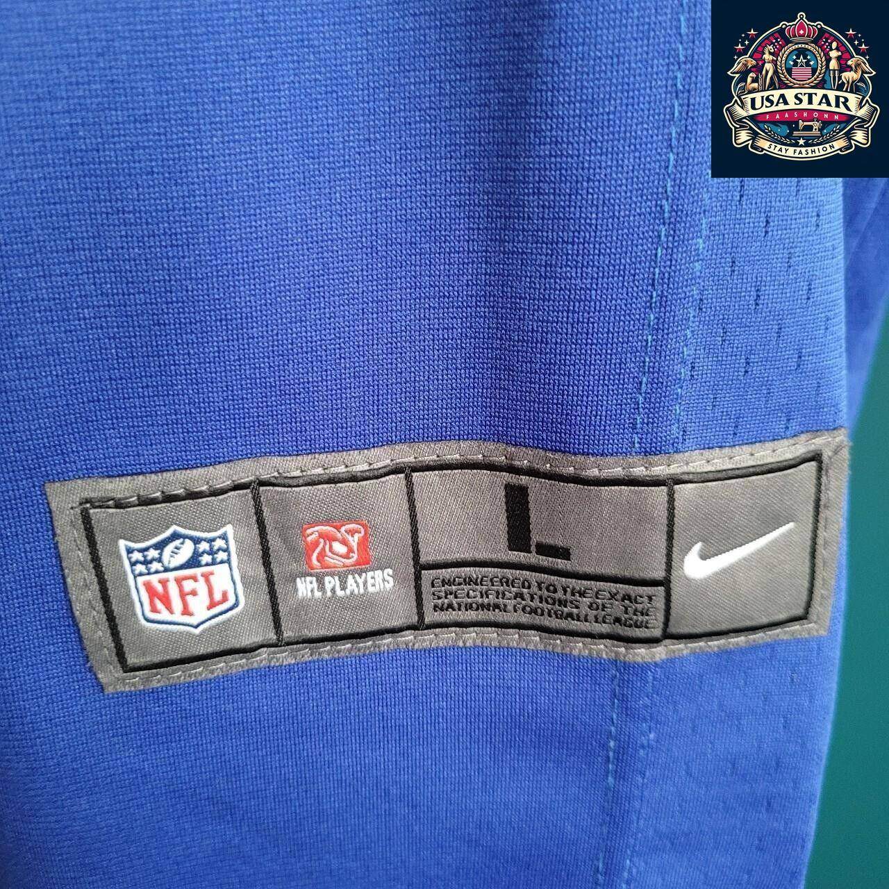NFL Colts Jersey Nike Home L A Luck 12 - Premium Quality, Comfortable Fit, Size L - USASTARFASHION
