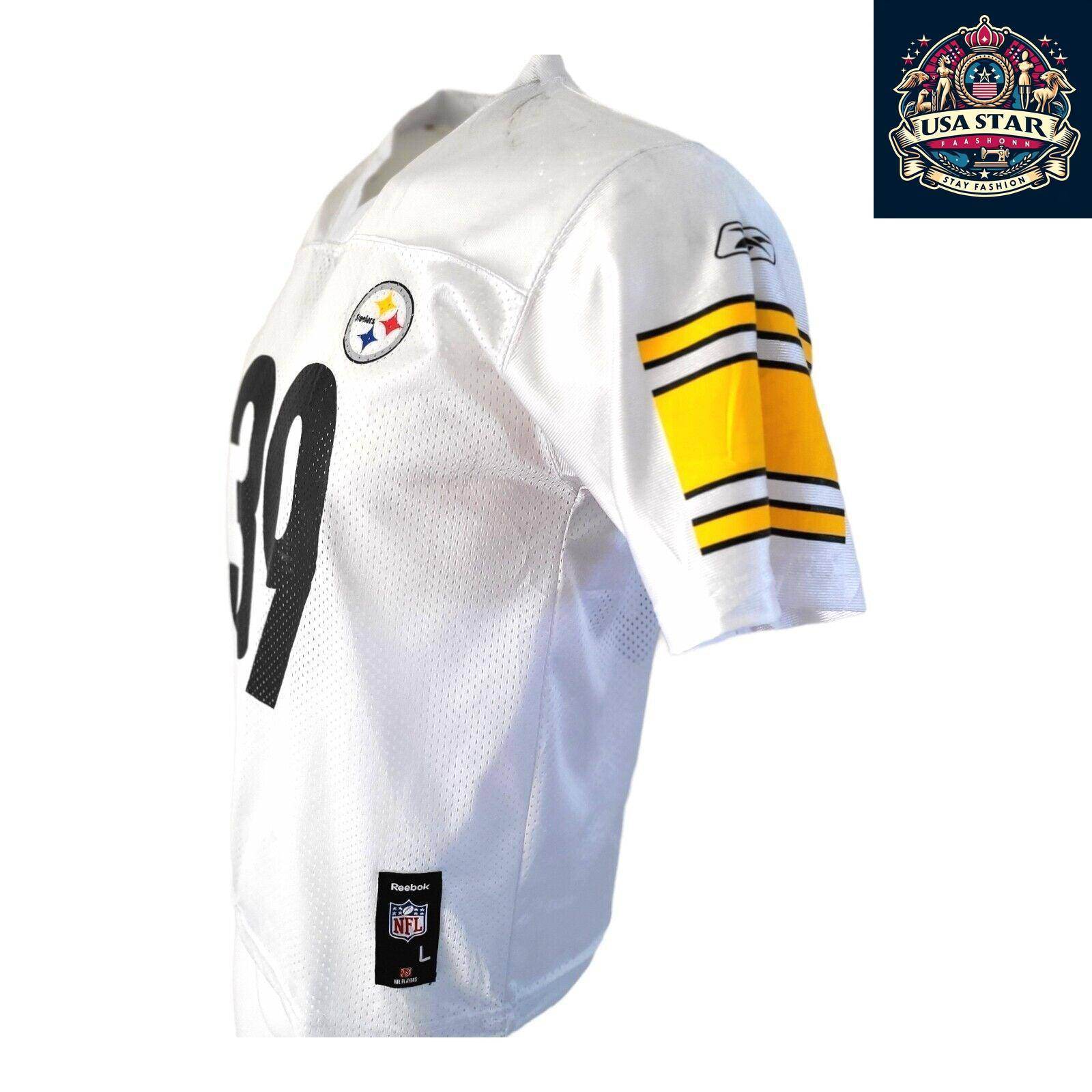 NFL Willie Parker 39 Pittsburgh Steelers Jersey - Youth Size 14 - 16, Comfortable & Authentic - USASTARFASHION