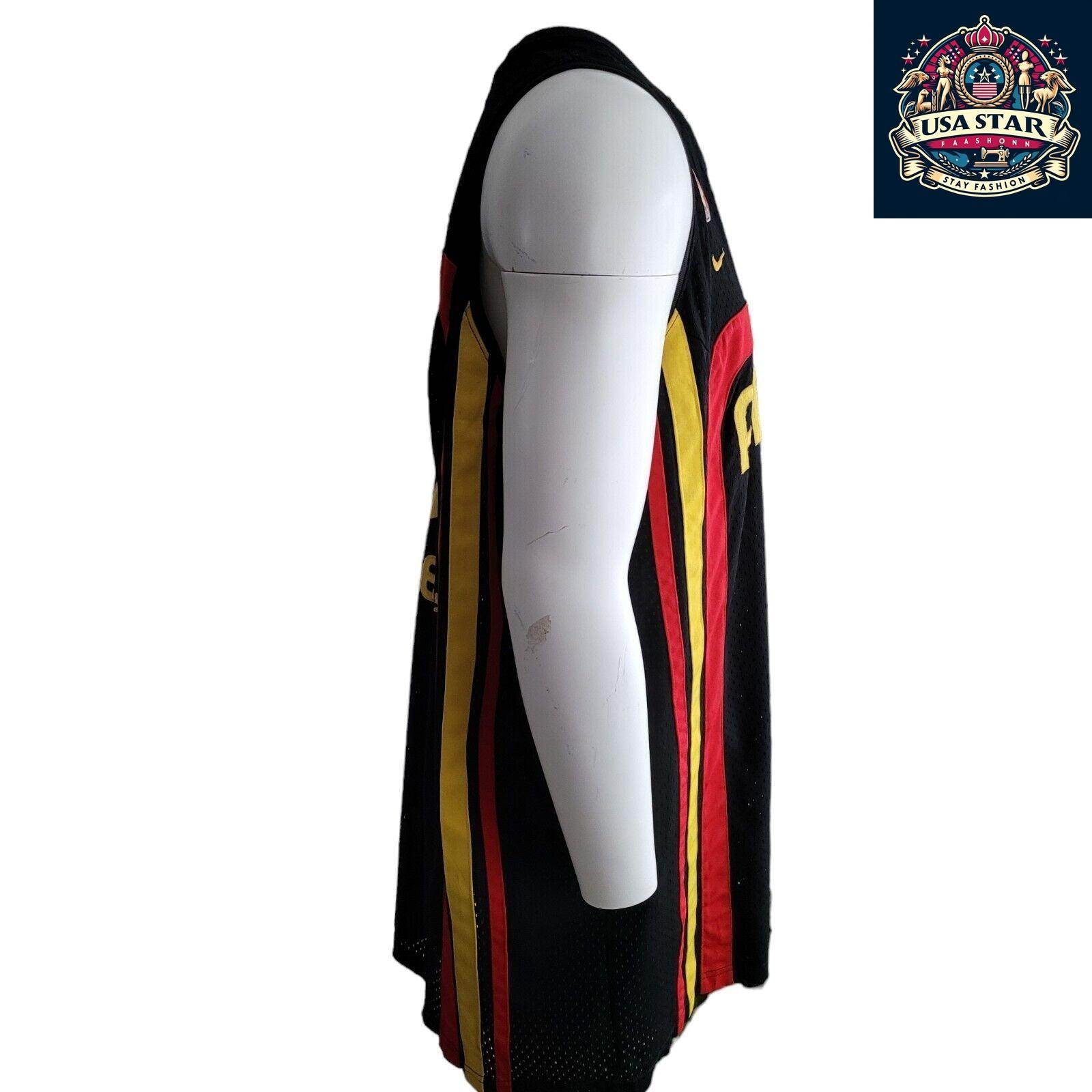 Nike Atlanta Hawks Jersey 3 Shareef Abdur - Rahim - 2XL Authentic Vintage Style, High Quality - USASTARFASHION
