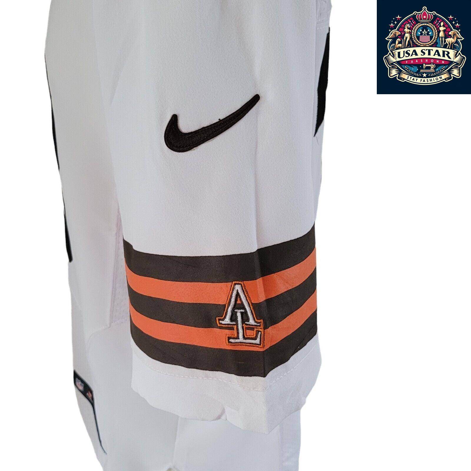 Nike Cleveland Browns Jersey - Men's L White Richardson 33 Short Sleeve - Team Logo & Comfort - USASTARFASHION