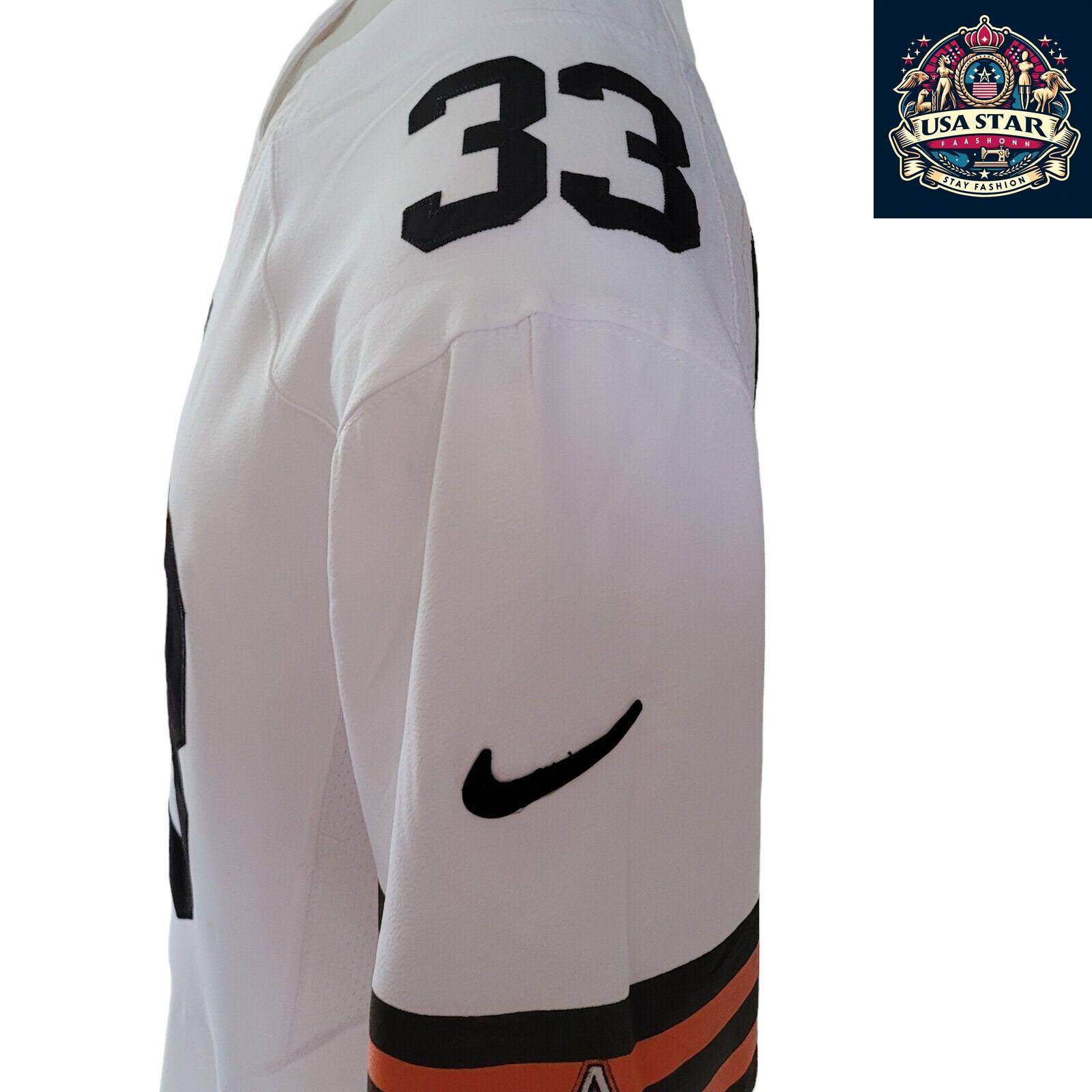 Nike Cleveland Browns Jersey - Men's L White Richardson 33 Short Sleeve - Team Logo & Comfort - USASTARFASHION
