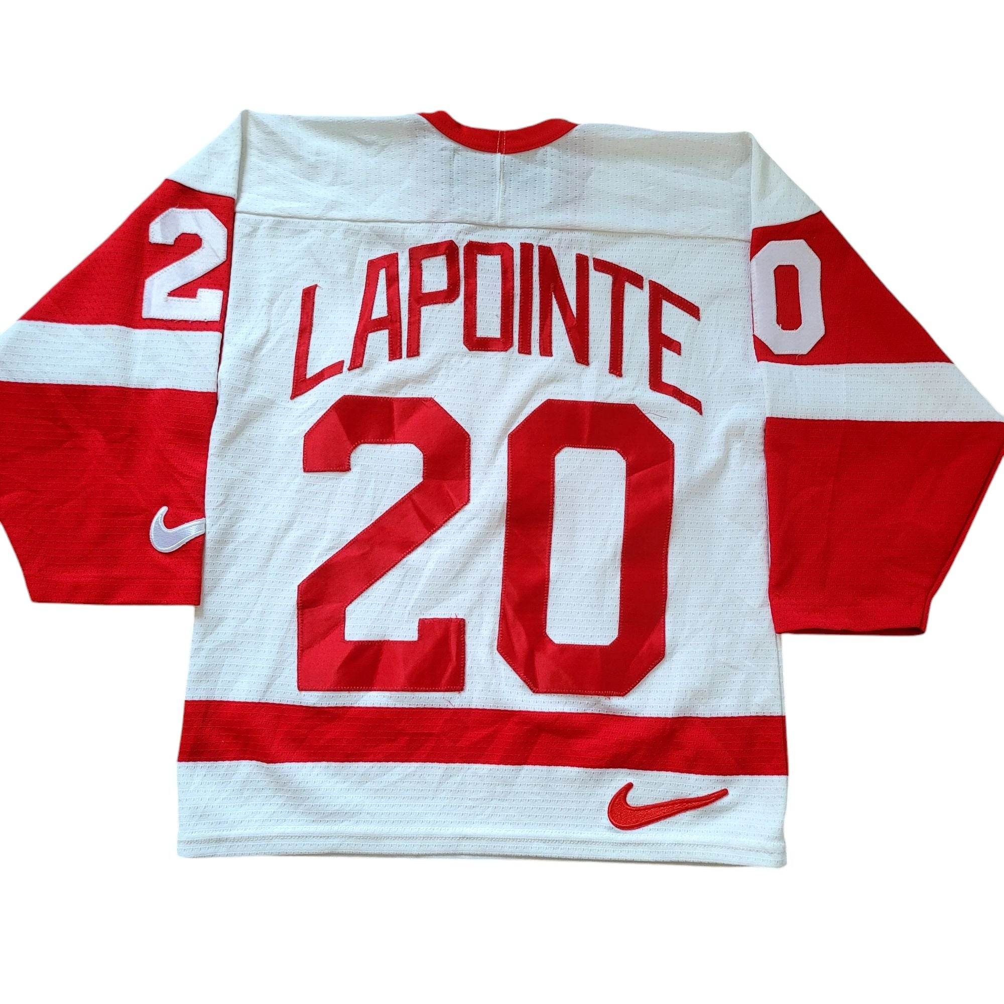 Vintage Nike Detroit Red Wings Martin Lapointe 20 Youth XL (18 - 20) Jersey – NHL - USASTARFASHION
