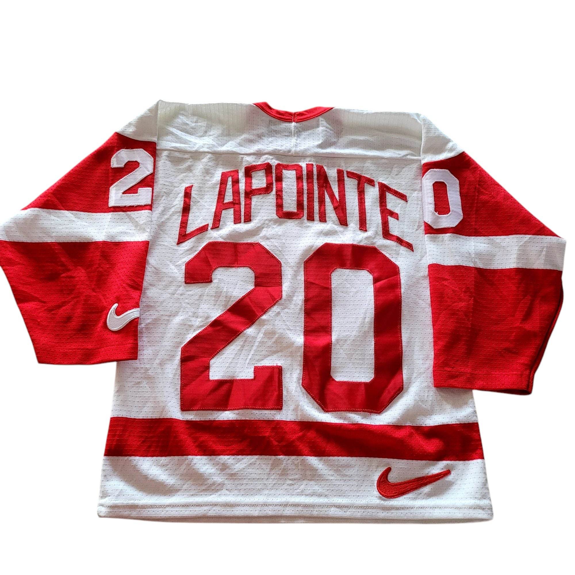 Vintage Nike Detroit Red Wings Martin Lapointe 20 Youth XL (18 - 20) Jersey – NHL - USASTARFASHION