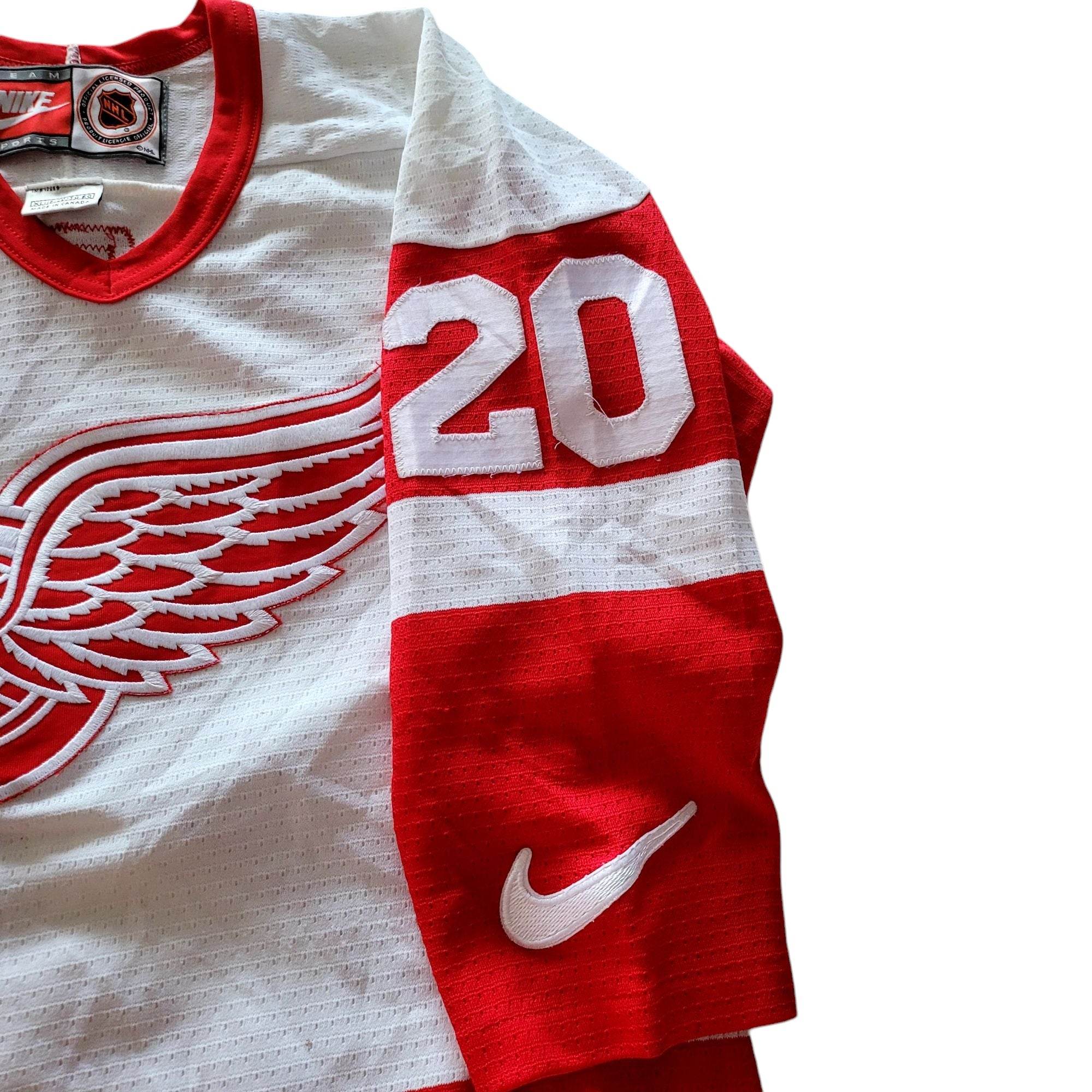 Vintage Nike Detroit Red Wings Martin Lapointe 20 Youth XL (18 - 20) Jersey – NHL - USASTARFASHION