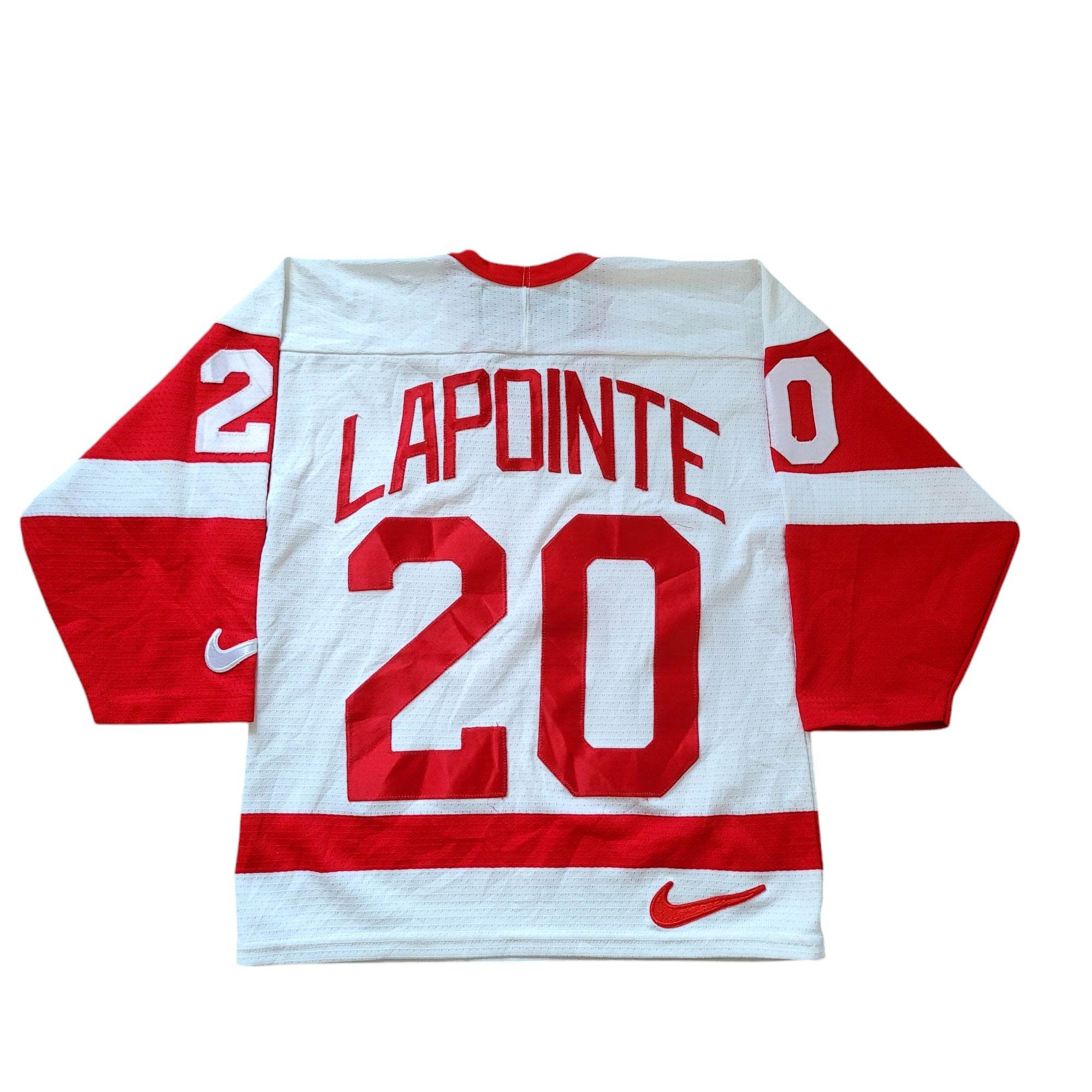 Vintage Nike Detroit Red Wings Martin Lapointe 20 Youth XL (18 - 20) Jersey – NHL - USASTARFASHION