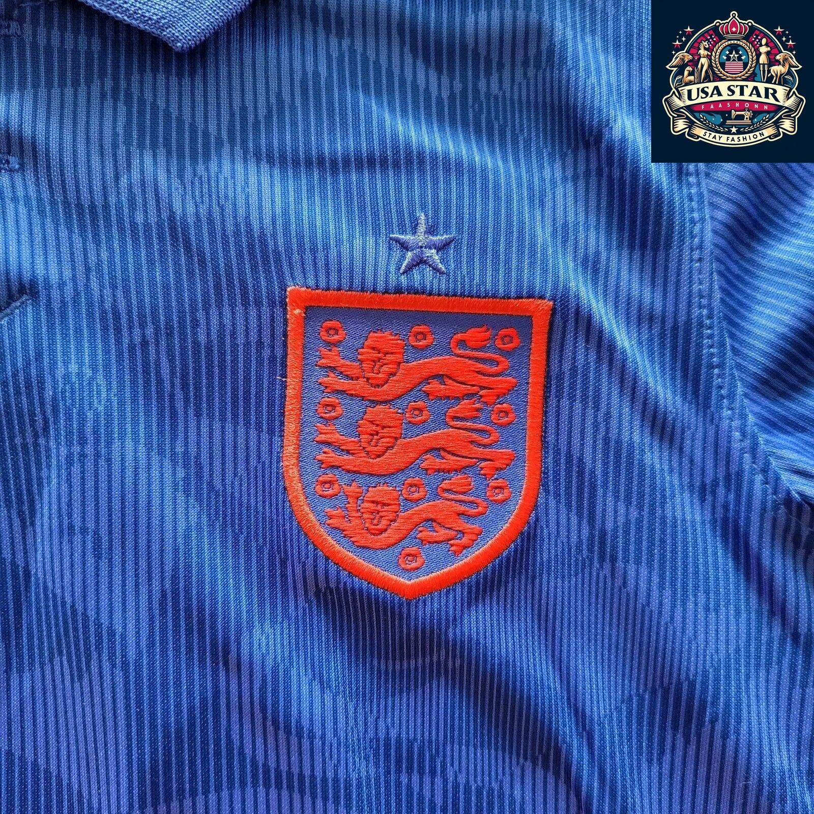 Nike England Kids Jersey 2020/21 Away Jersey XL (Ages 7 - 8) Custom "Mia Moo" 10 Blue/Red - USASTARFASHION
