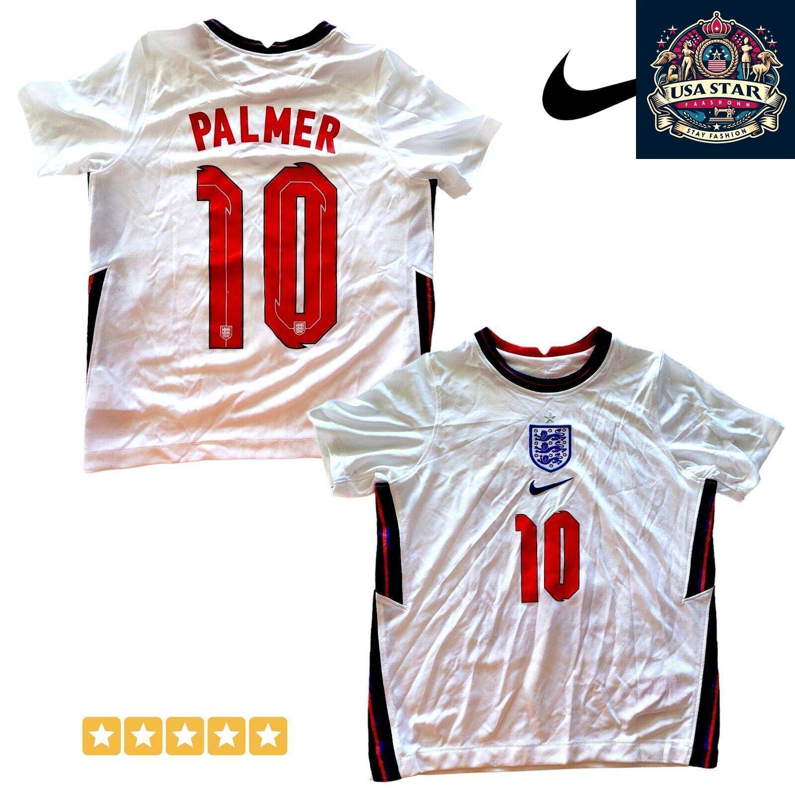Nike England National Team Jersey Kids L Personalized Palmer 10 - 100% Polyester White - USASTARFASHION