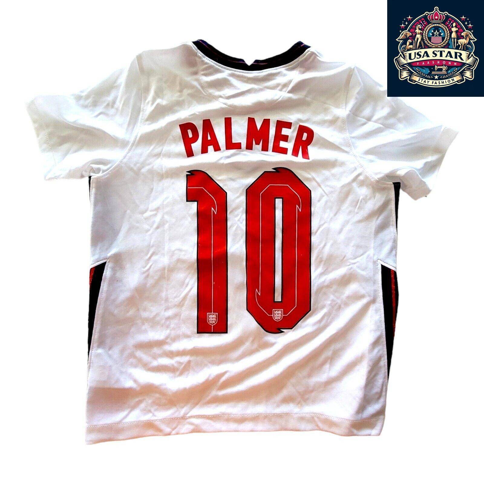 Nike England National Team Jersey Kids L Personalized Palmer 10 - 100% Polyester White - USASTARFASHION