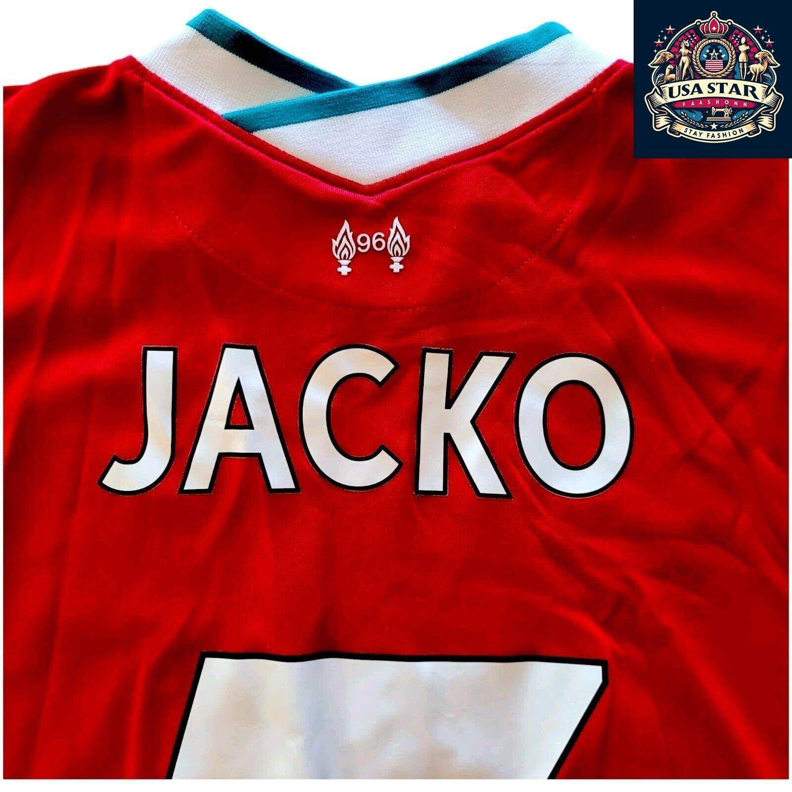 Nike Liverpool FC Youth Jersey 2020/21 - Dri - FIT - Personalized JACKO 7 - Size M - USASTARFASHION
