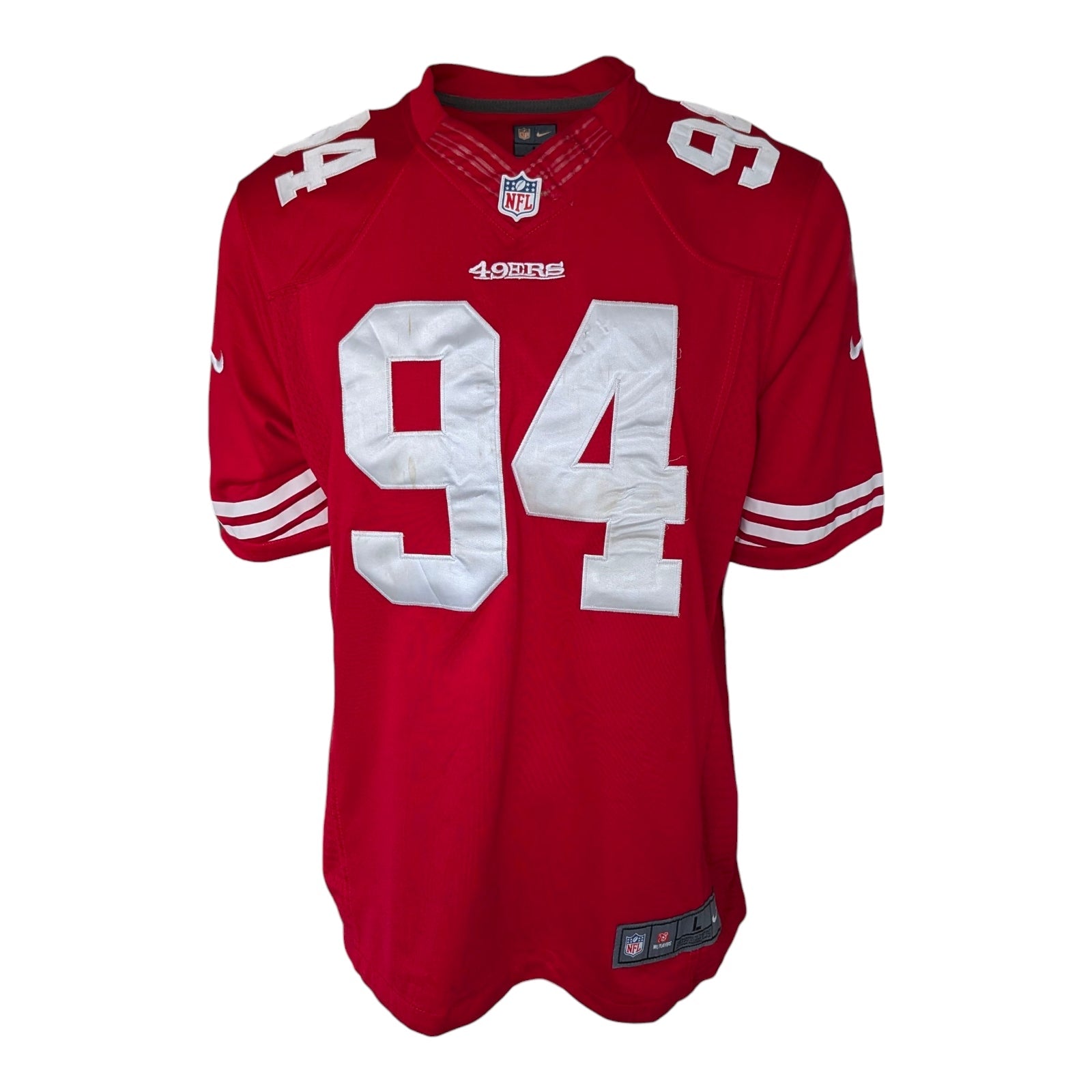 Nike On Field Red 94 Football Jersey – Men’s Size L - USASTARFASHION