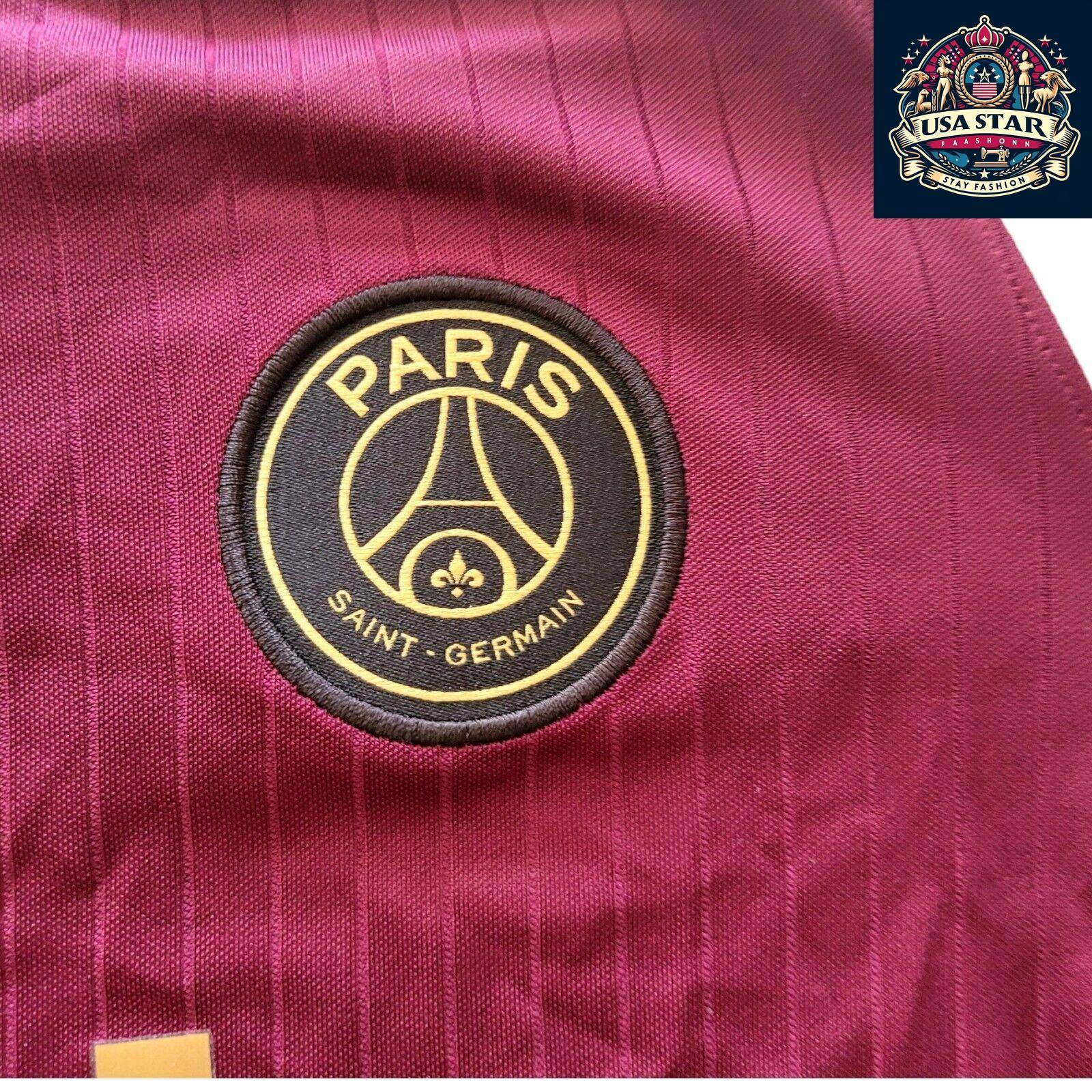 Nike Paris Saint Germain Youth Jersey Dady Star Large 147 - 158 CM Bordeaux/White Authentic Design - USASTARFASHION