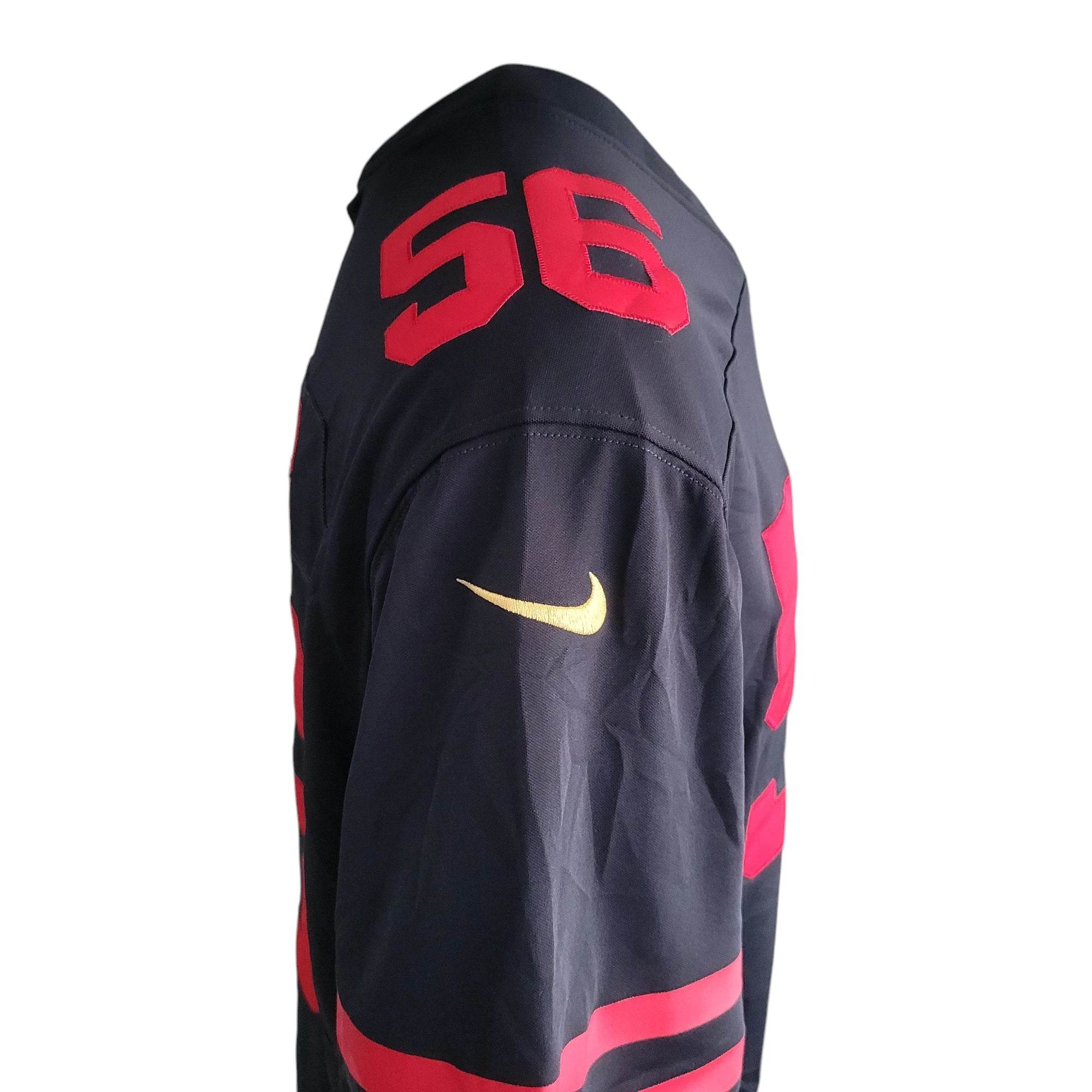 Nike San Francisco 49ers #56 Reuben Foster On-Field Jersey - XXL - USASTARFASHION