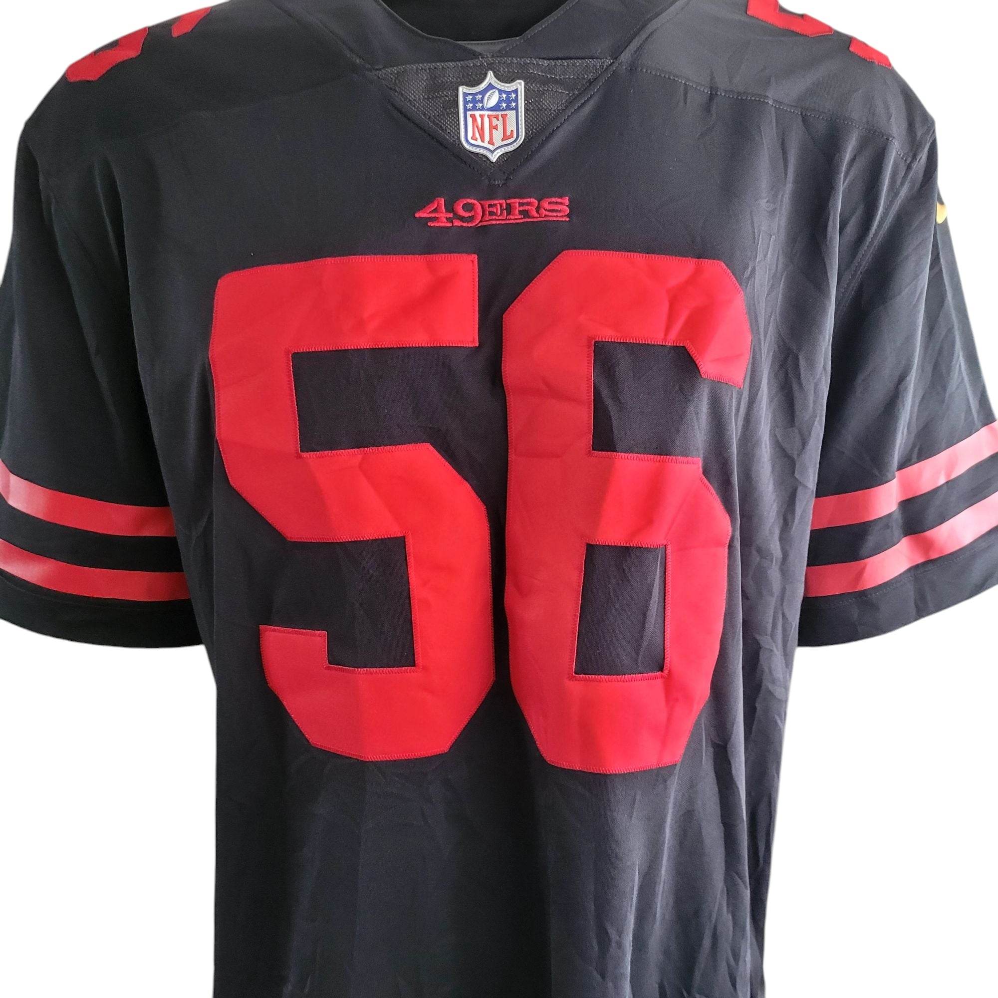 Nike San Francisco 49ers #56 Reuben Foster On-Field Jersey - XXL - USASTARFASHION
