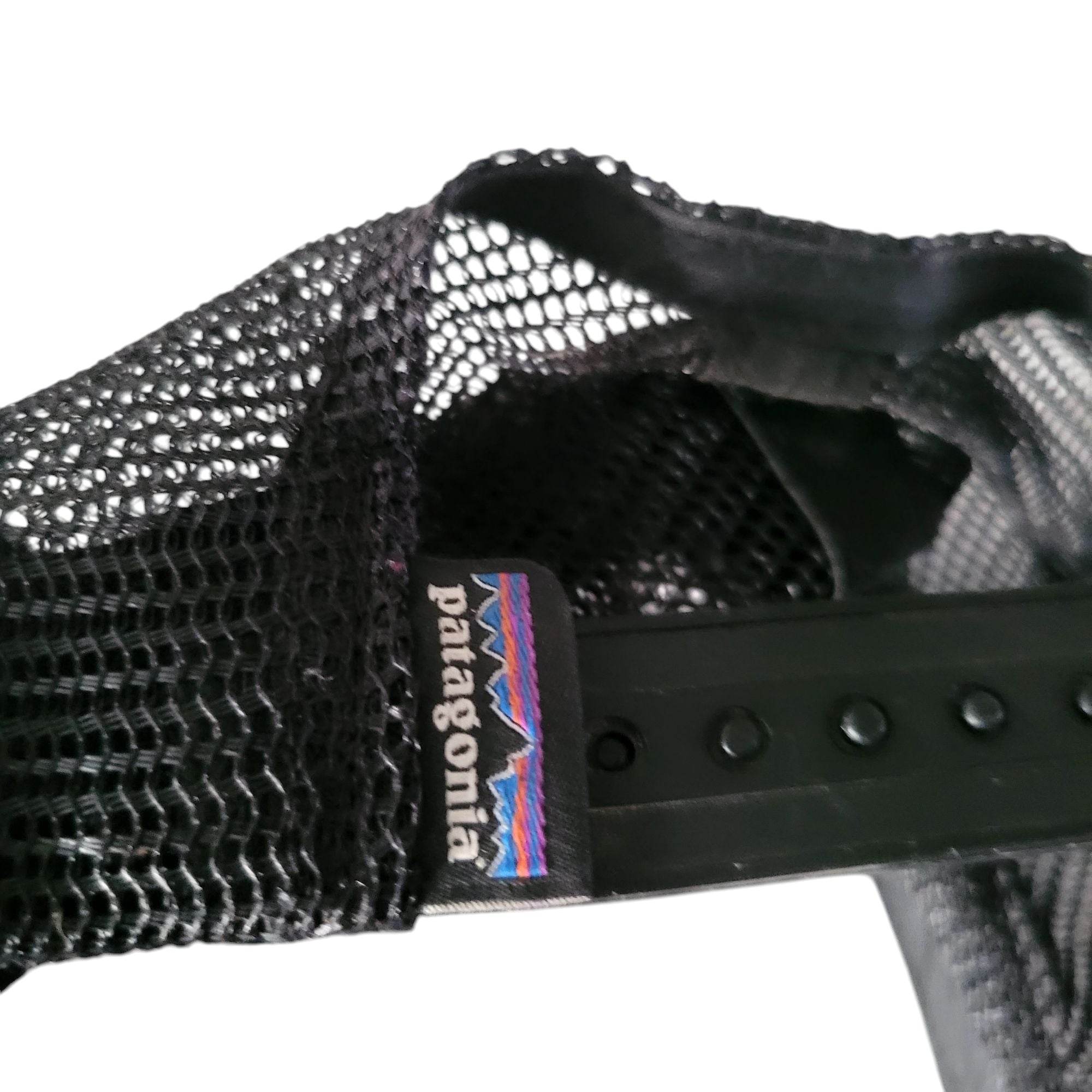Patagonia Trucker Hat - Black - Adjustable Snapback - USASTARFASHION