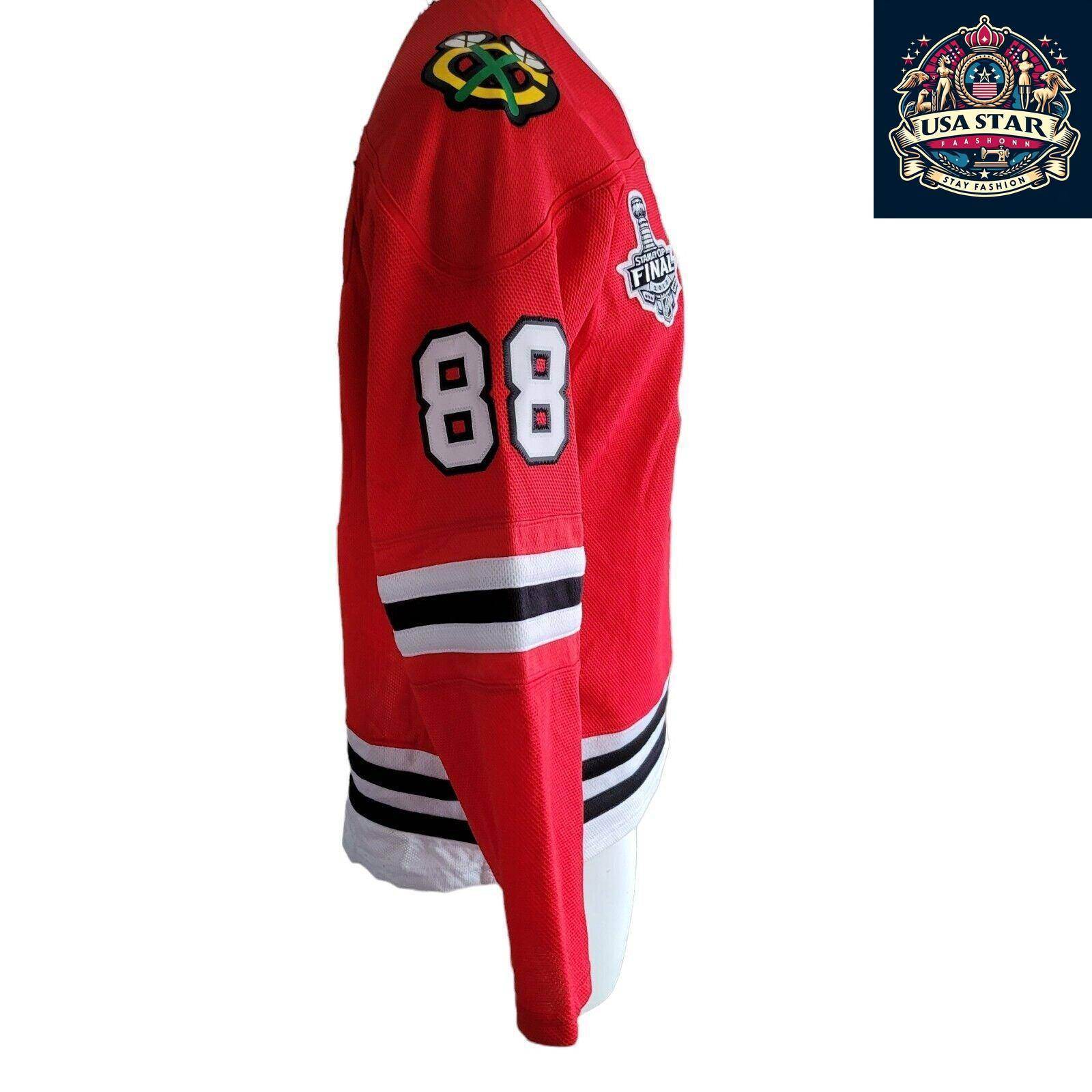 Patrick Kane 88 Chicago Blackhawks Women's Jersey - 2013 Stanley Cup Size L/XL, Stylish & Comfortable - USASTARFASHION