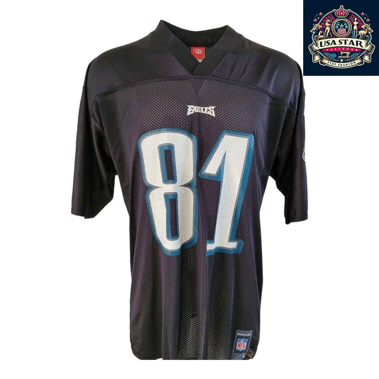 Philadelphia Eagles Jersey Terrell Owens 81 NFL On Field Sz L - High Quality, Vintage Condition - USASTARFASHION