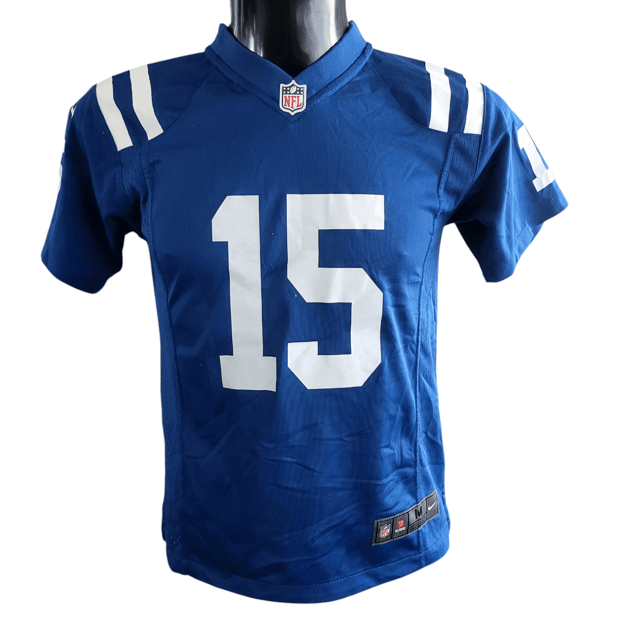 Phillip Dorsett 15 Indianapolis Colts Jersey Youth Medium - Nike NFL Team Apparel in Royal Blue - USASTARFASHION