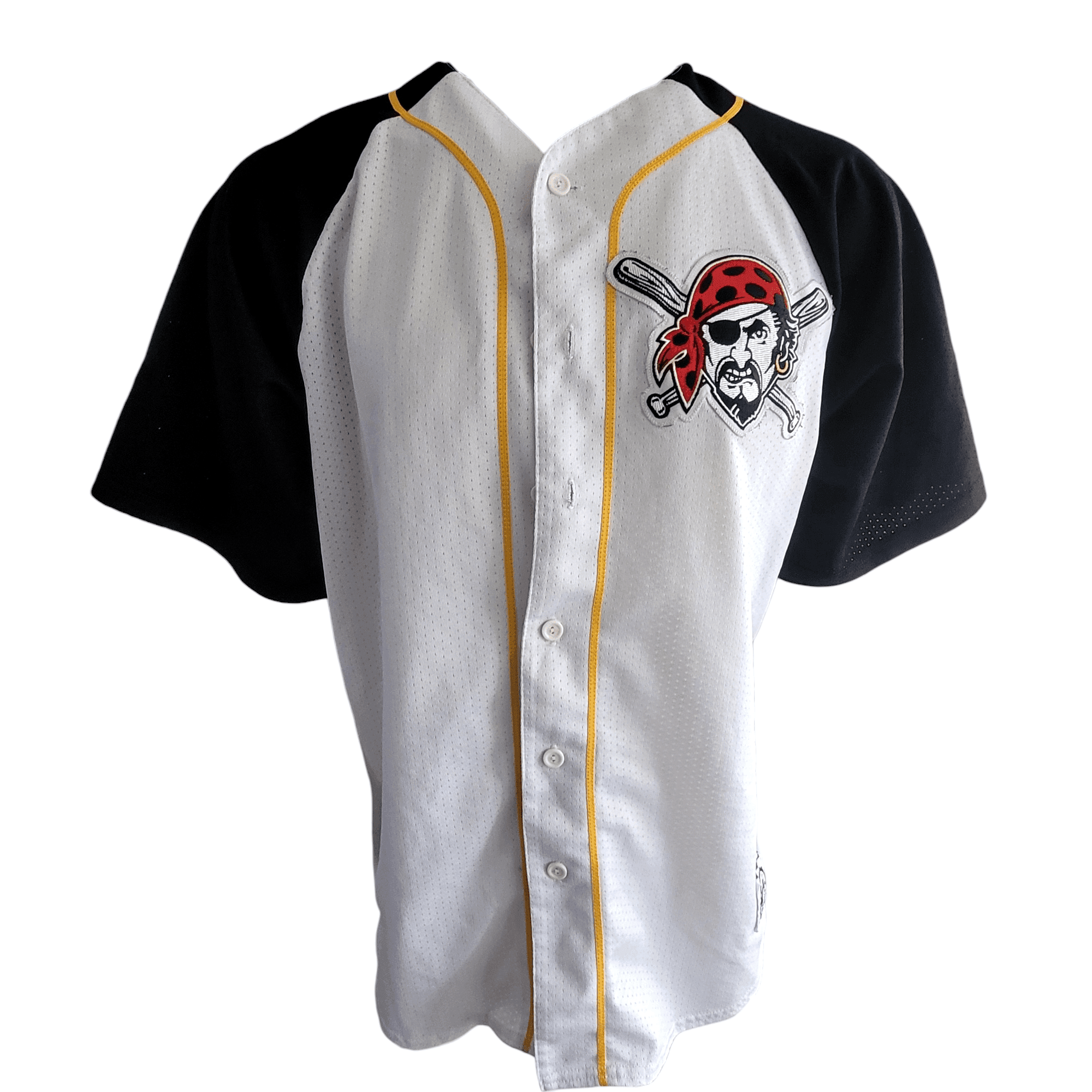 Pittsburgh Pirates Button - Up Jersey - Size Large - USASTARFASHION