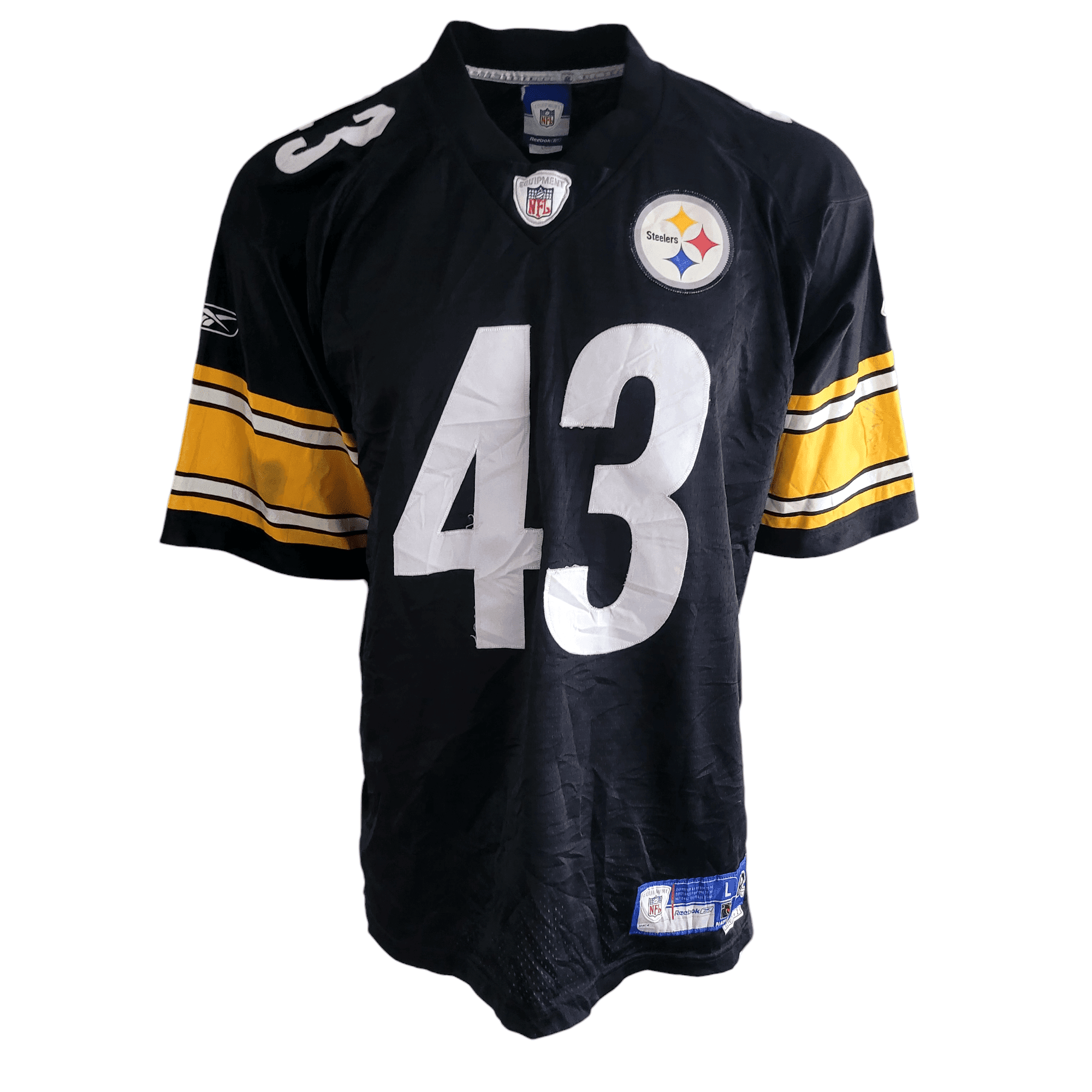 Pittsburgh Steelers Troy Polamalu Jersey 43 - Size L - USASTARFASHION