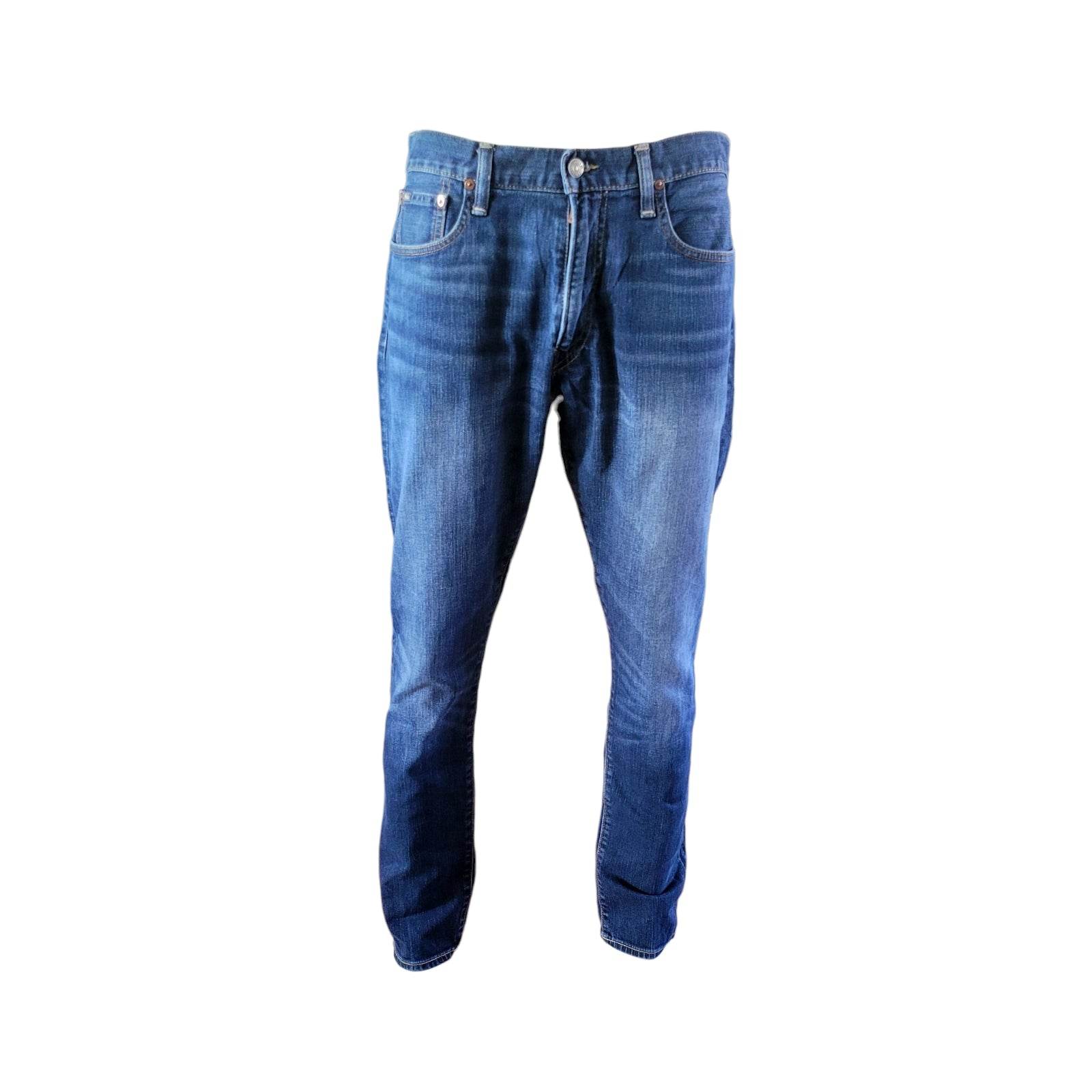 Polo Ralph Lauren Men's Blue Denim Jeans - 34x32 - USASTARFASHION