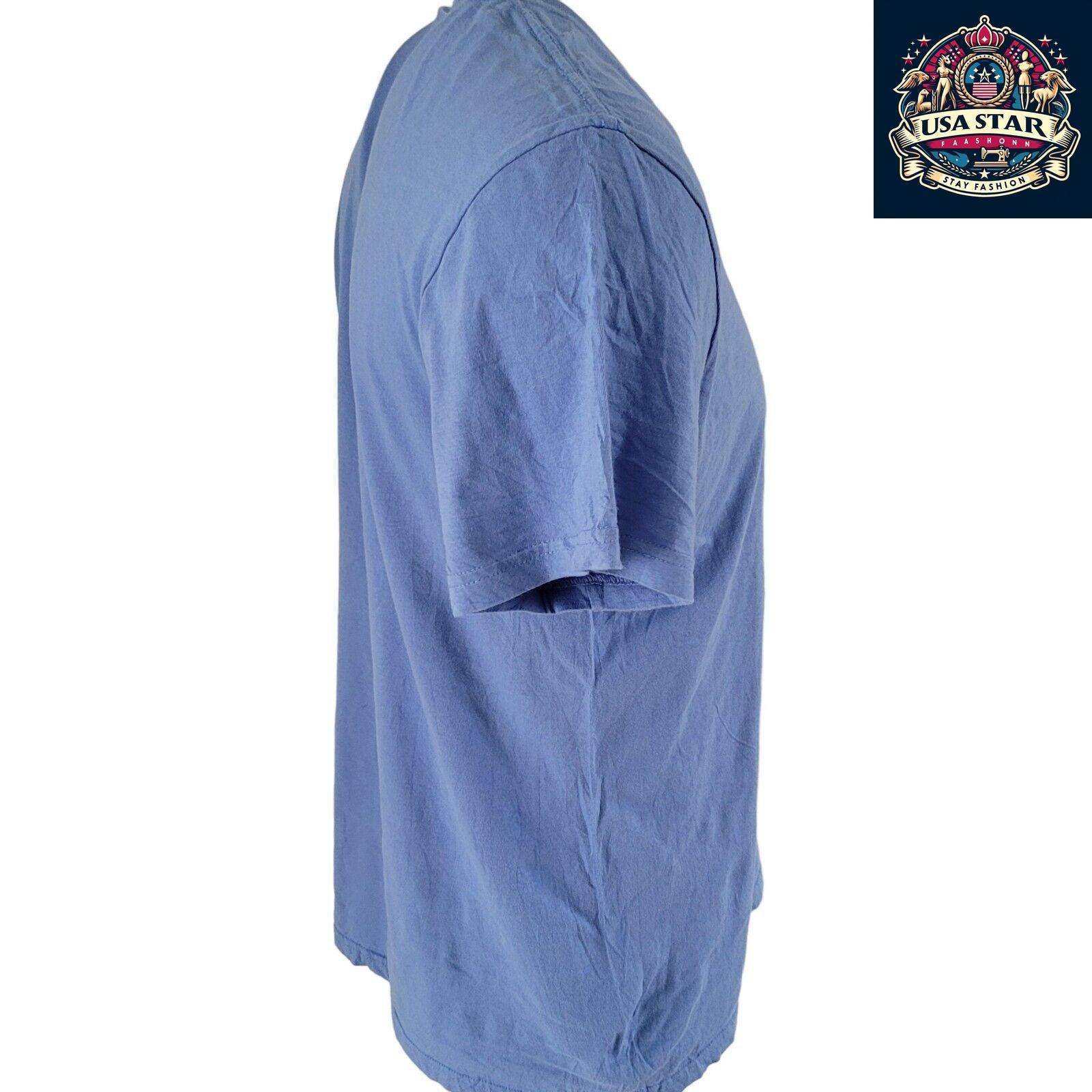 Polo Ralph Lauren T-Shirt Size L - Classic Blue Cotton Crew Neck Tee for Effortless Style - USASTARFASHION