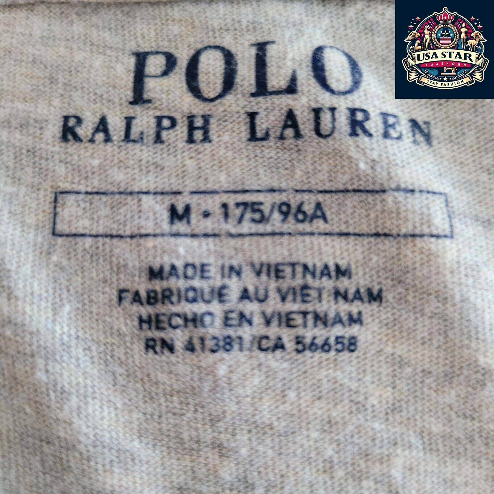 Ralph Lauren Grey T-Shirt for Men, Size M, 100% Cotton, Round Neck, Comfortable Fit, Timeless Style - USASTARFASHION