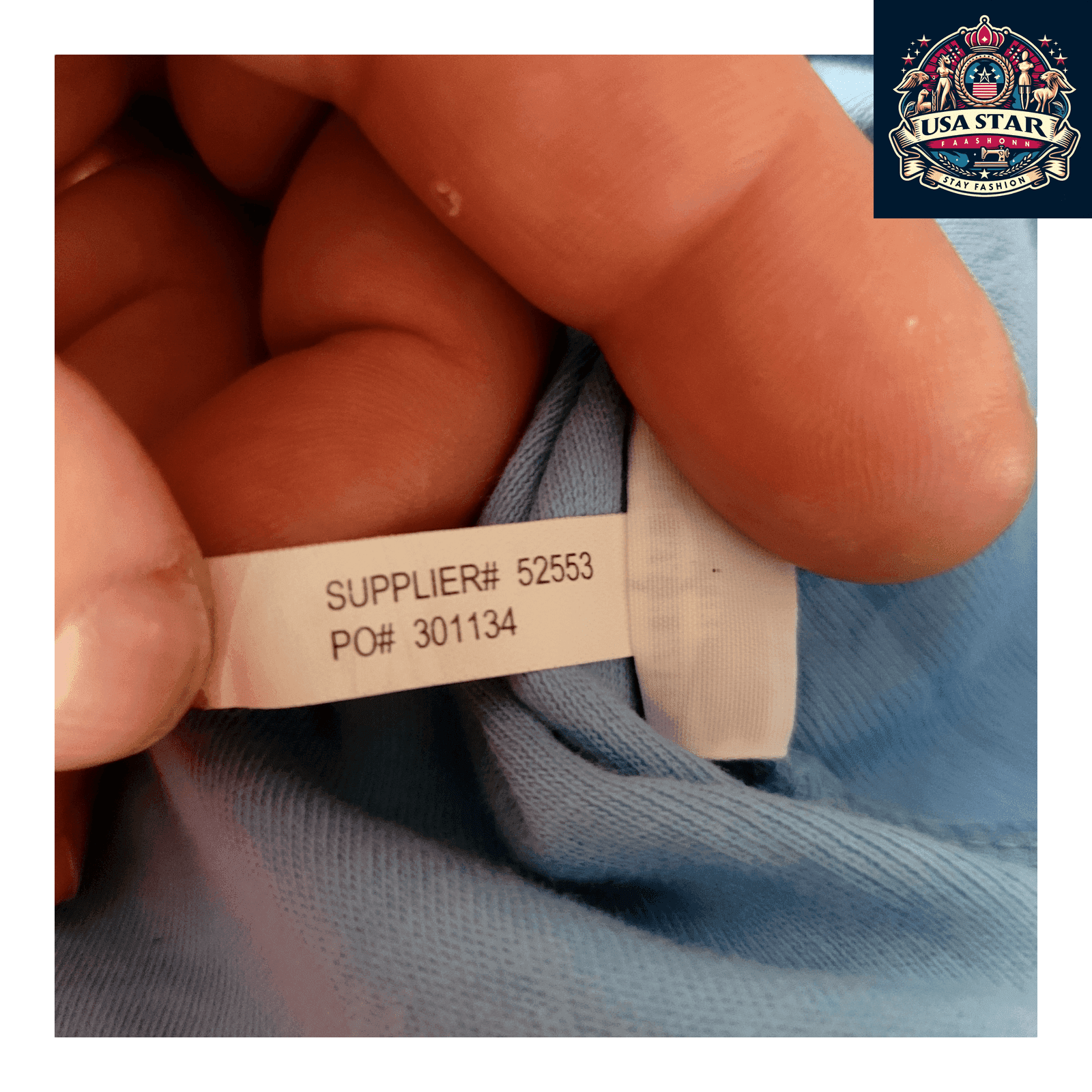 Ralph Lauren Polo Shirt Light Blue with White Stripes, Short Sleeve, Size L, 100% Cotton Classic Fit - USASTARFASHION