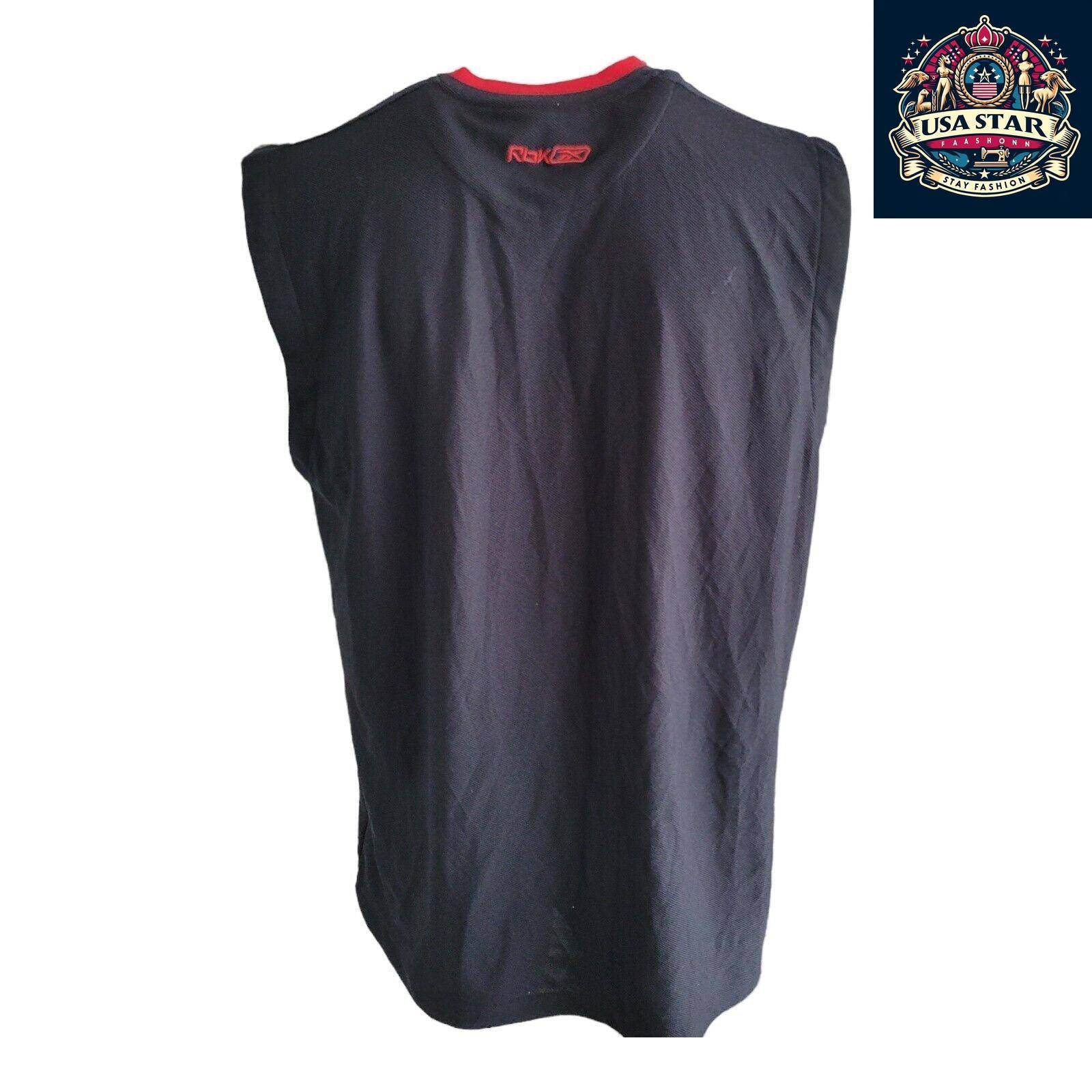 Reebok Above The Rim Lightweight Athletic Vest Shirt Size L - Breathable Fabric, Athletic Fit - USASTARFASHION