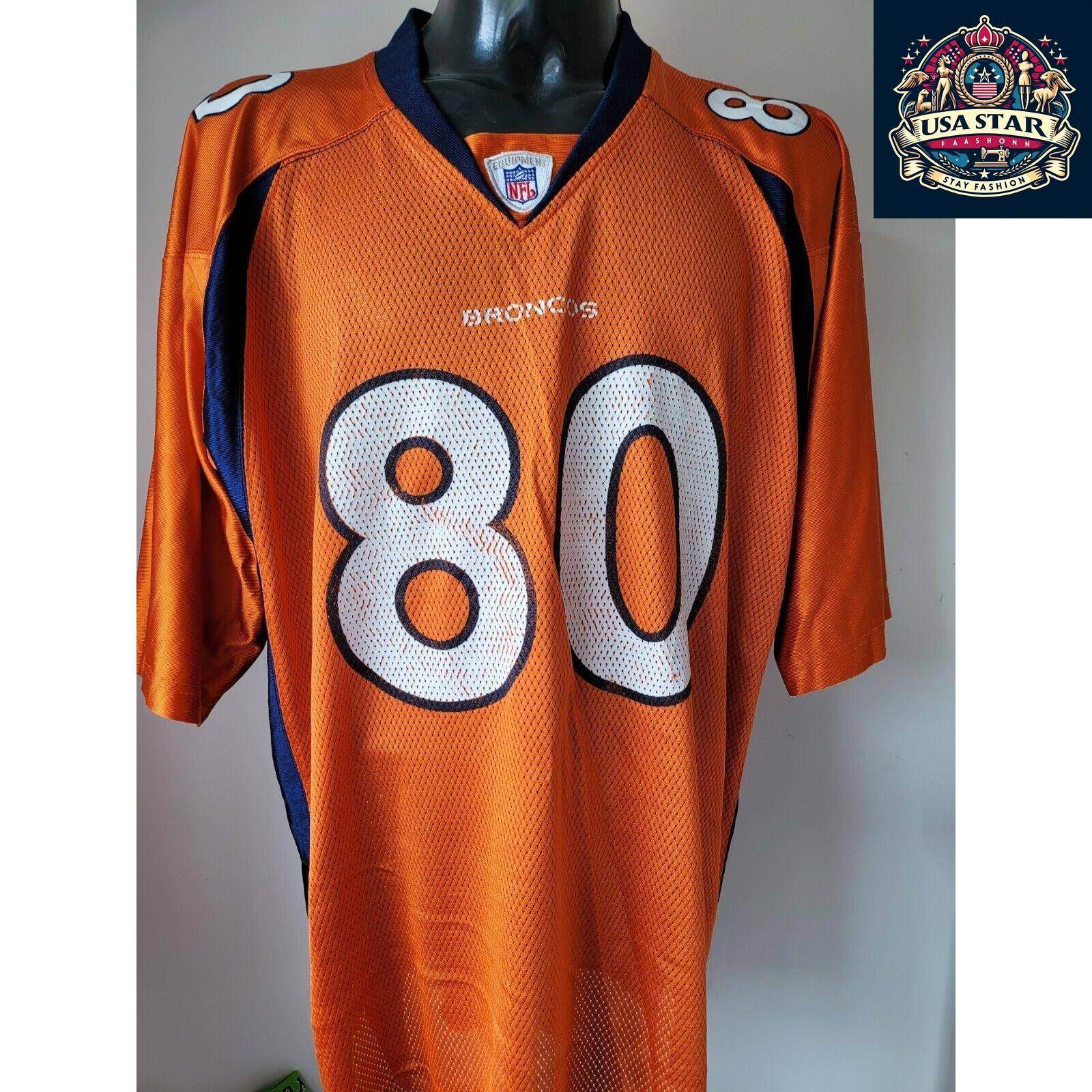 Reebok Broncos Jersey 80 Smith NFL Sz XL - Comfortable, Moisture - Wicking Fabric, Unisex Fit - USASTARFASHION