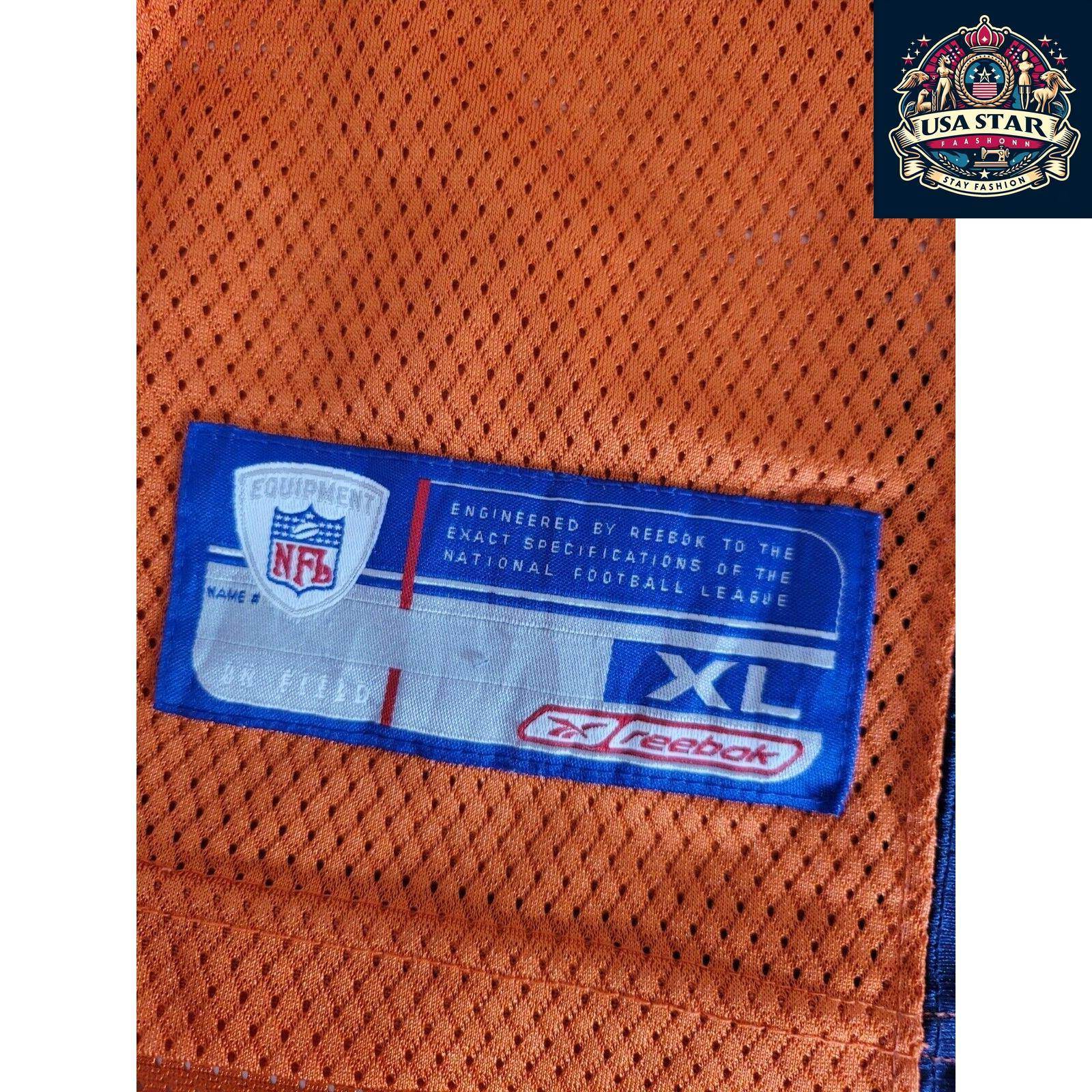 Reebok Broncos Jersey 80 Smith NFL Sz XL - Comfortable, Moisture - Wicking Fabric, Unisex Fit - USASTARFASHION