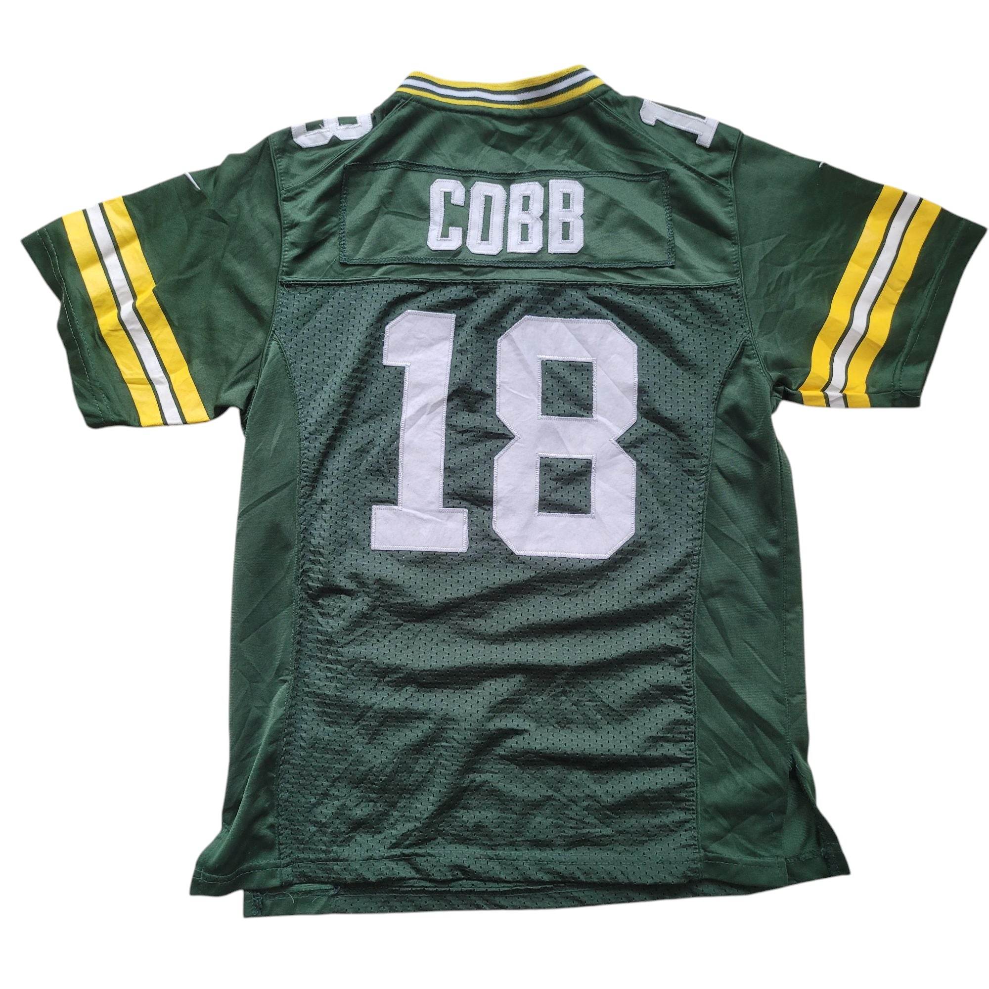 Nike NFL Green Bay Packers Randall Cobb #18 Youth Jersey – Green – Size M (10-12 - USASTARFASHION